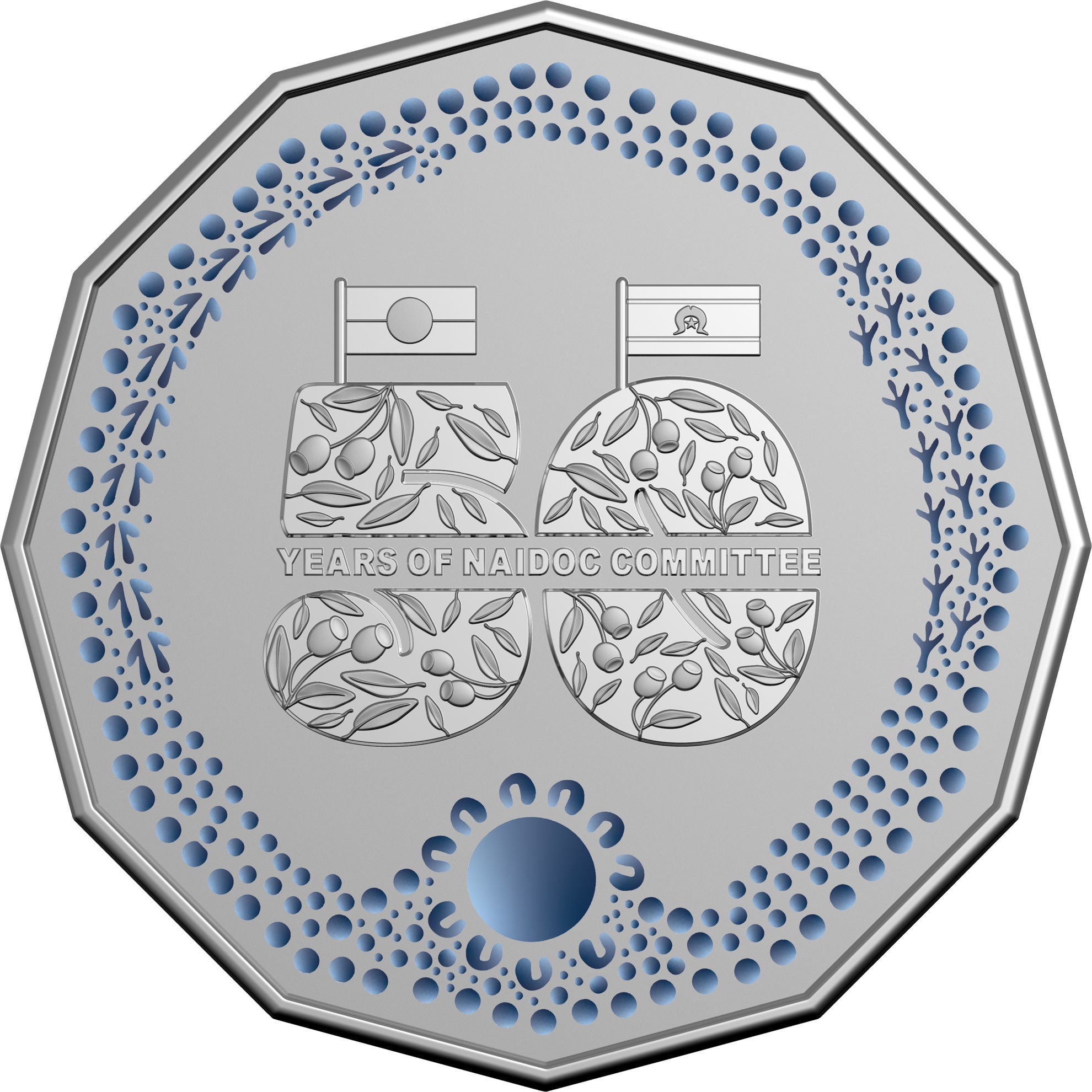 2024 Royal Australian Mint NAIDOC 50th Anniversary Colour Coin on Card