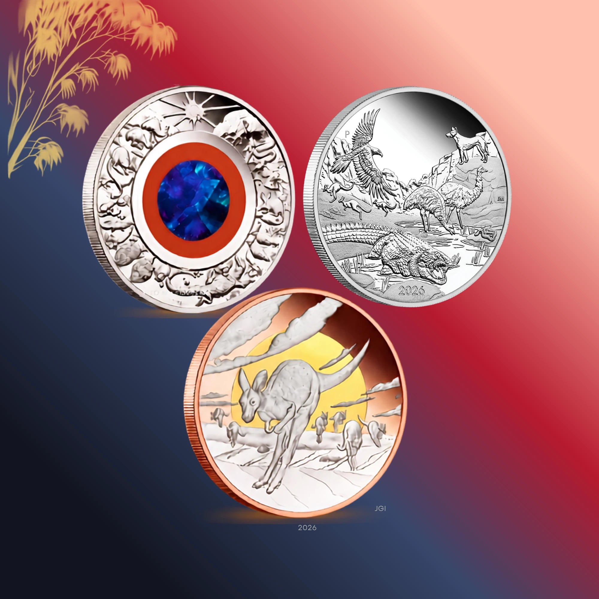 2026 Perth Mint Wonders of Australia Silver Proof 3-Coin Collection