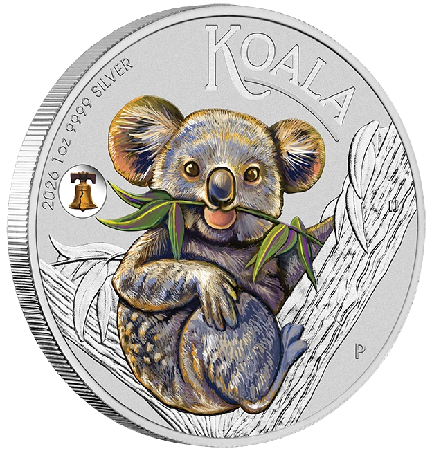 2026 Perth Mint ANA Koala 1oz Silver Coloured Coin