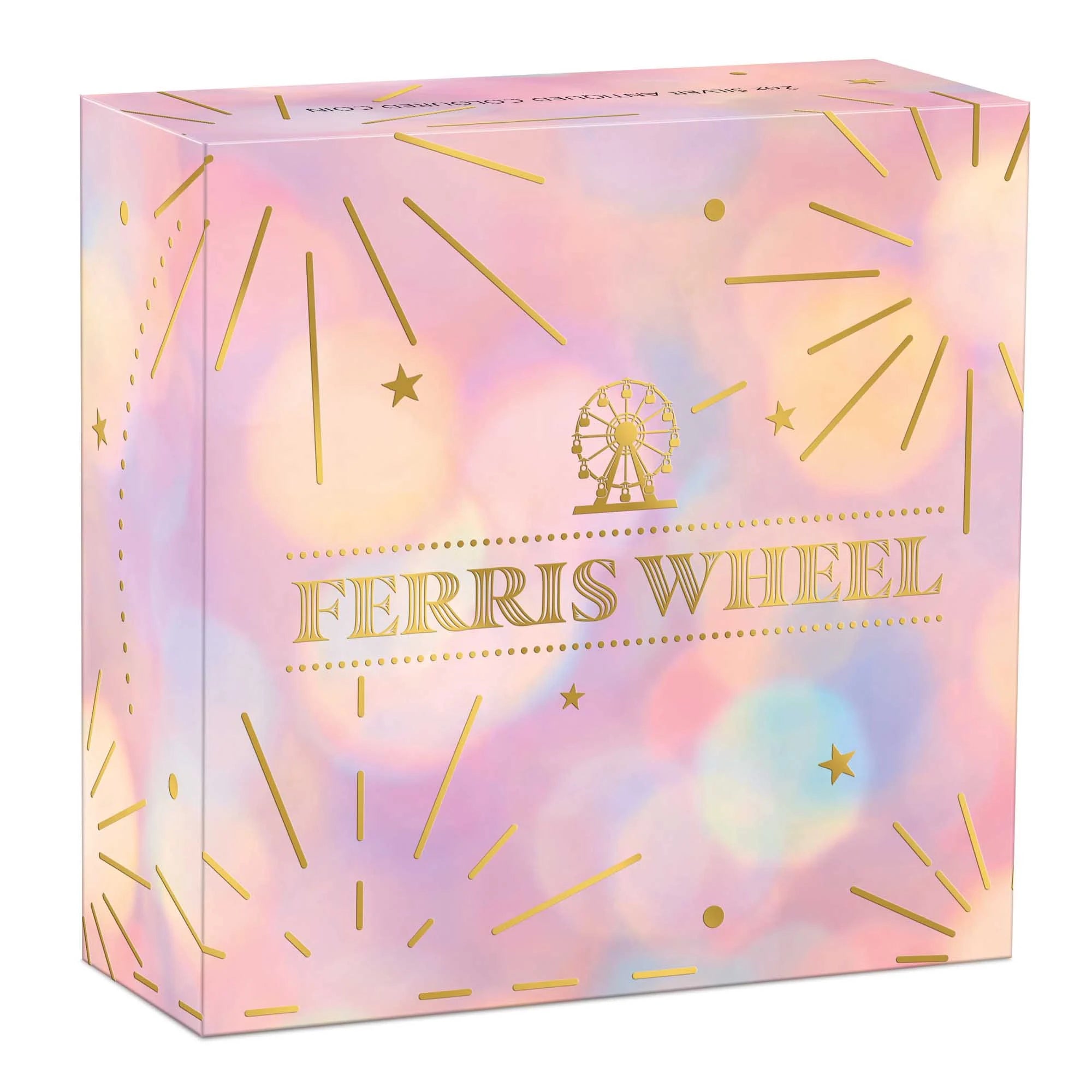 2025 Perth Mint Ferris Wheel 2oz Silver Antiqued Coloured Coin