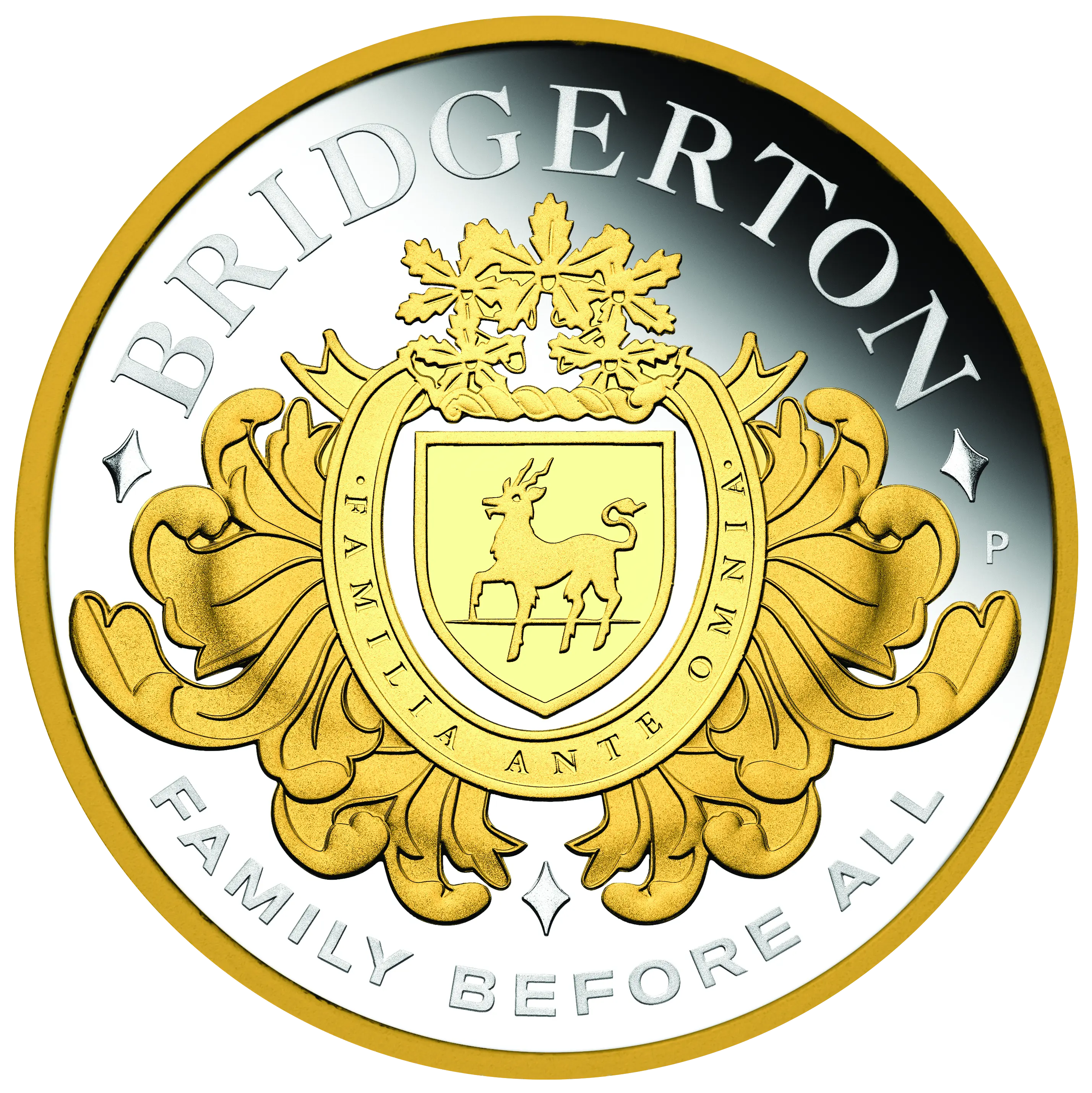 2026 Perth Mint Bridgerton House of Bridgerton 2oz Proof Gilded Silver Coin