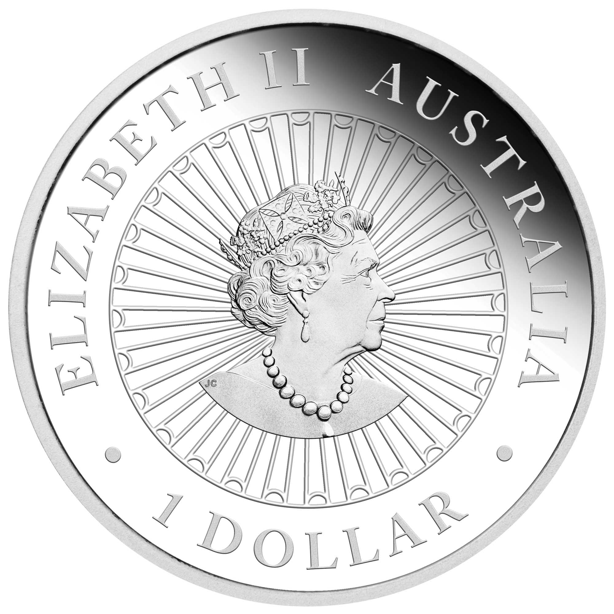 2022 Perth Mint Opal Lunar Tiger 1oz Silver Proof Coin