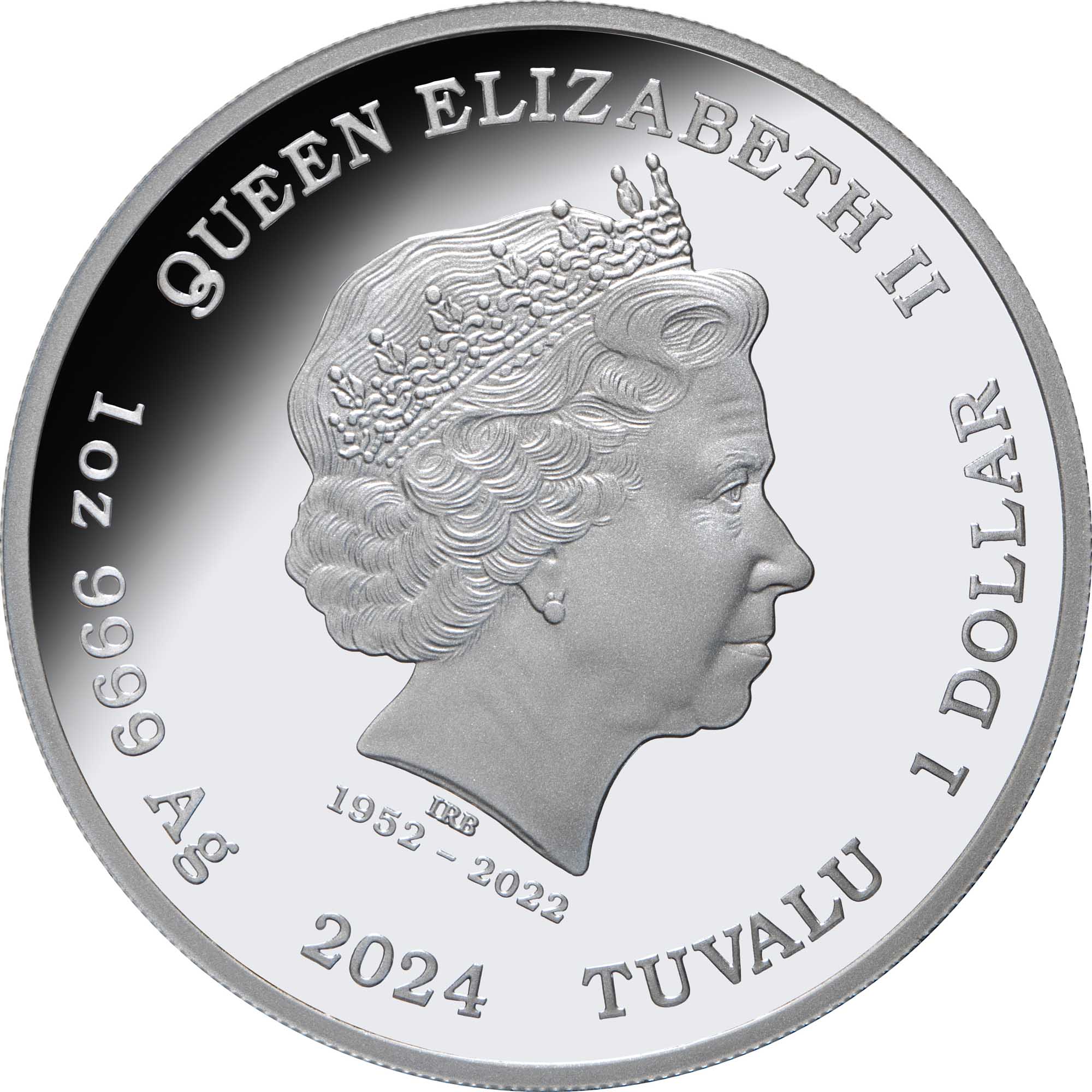 2024 Perth Mint Deadly & Dangerous Bluebottle 1oz Silver Proof Coloured CoinCoin