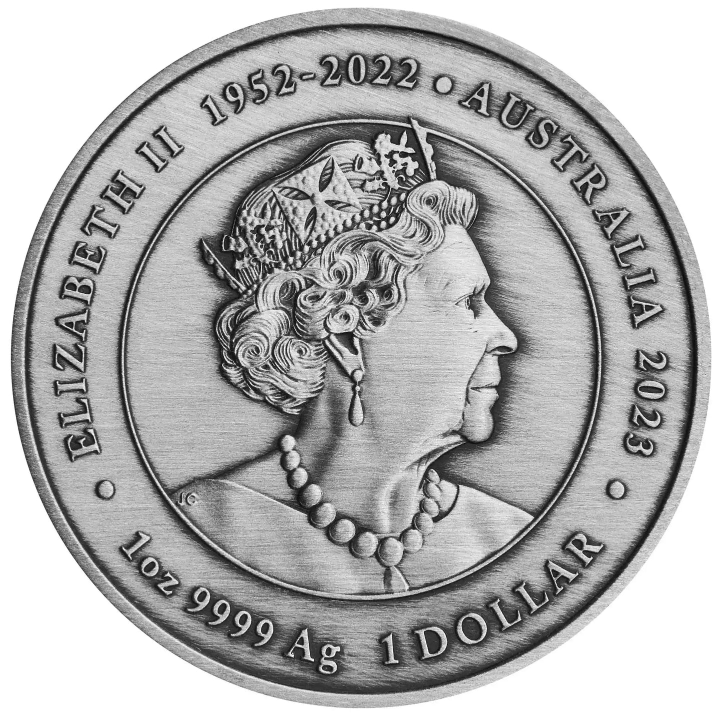 2023 Perth Mint Chinese Myths and Legends Phoenix 1oz Silver Antiqued Coin