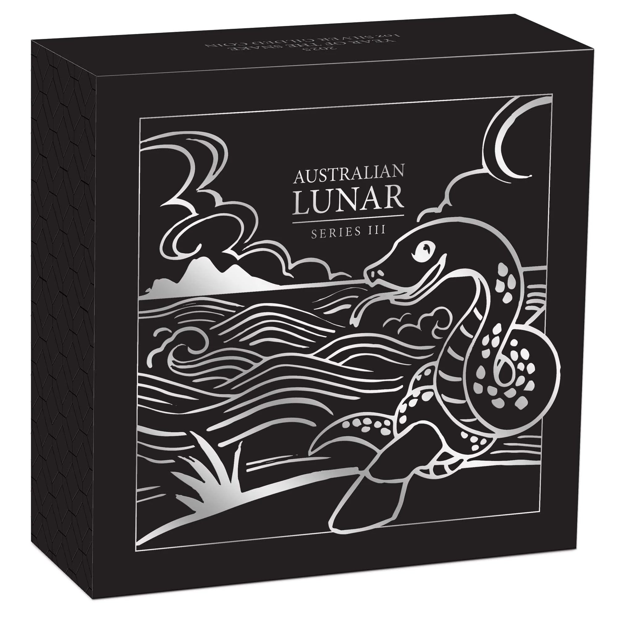 2025 Perth Mint Lunar Snake 1oz Silver Proof, Coloured & Gilded 3-Coin Collection