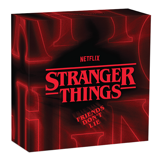 2026 Perth Mint Stranger Things 1oz Silver Coloured Coin