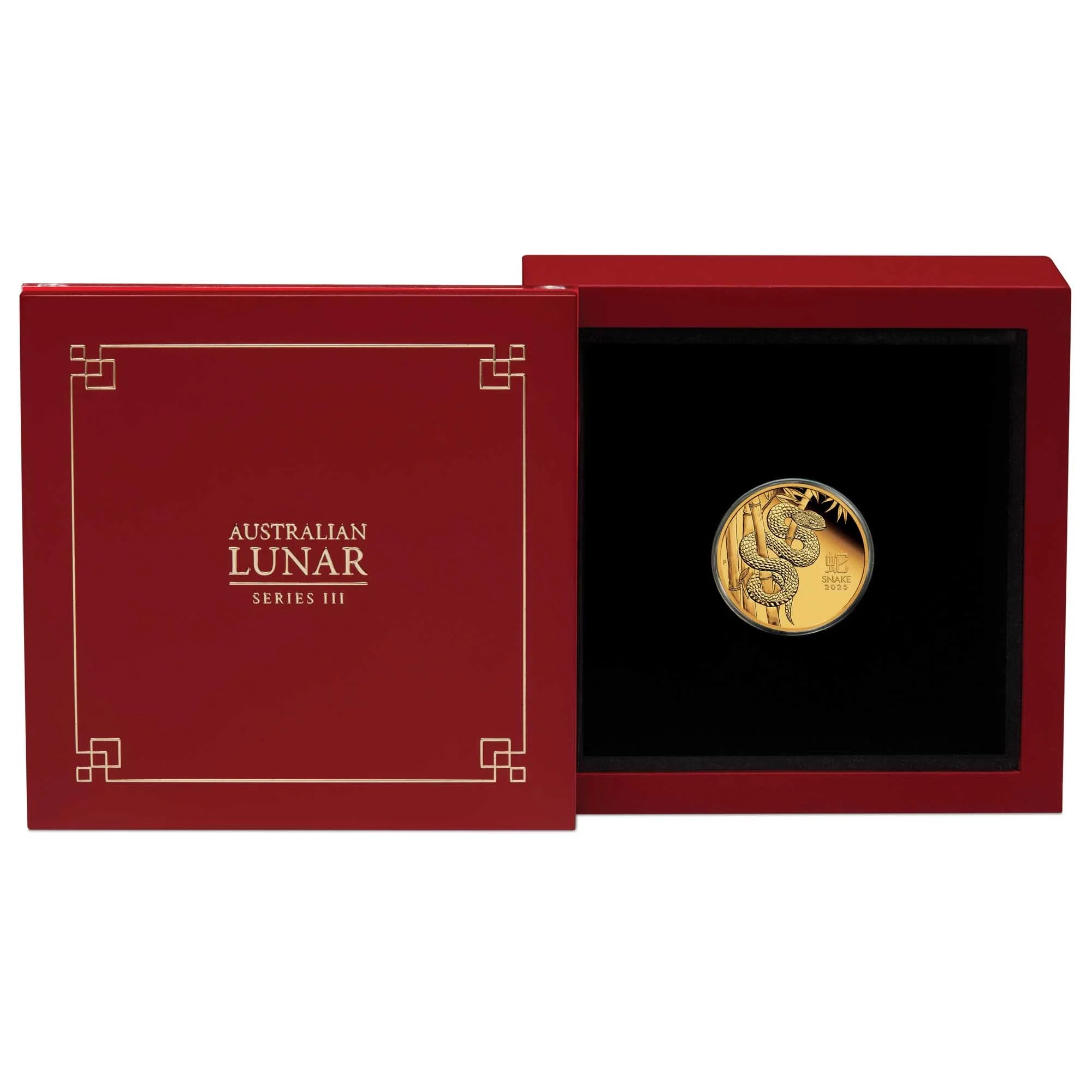 2025 Perth Mint Lunar Snake 1/10oz Gold Proof Coin