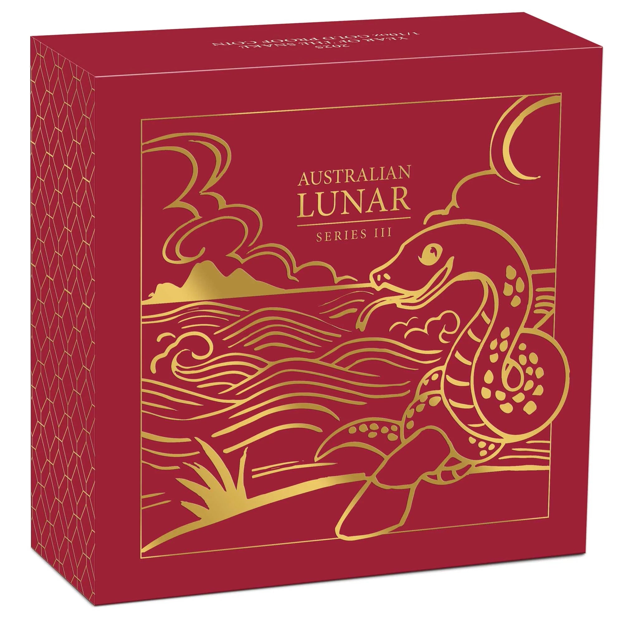 2025 Perth Mint Lunar Snake 1/10oz Gold Proof Coin