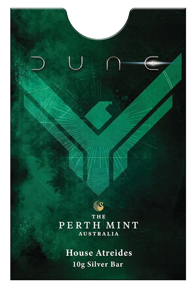2026 Perth Mint Dune House Atreides 10g Silver Minted Bar