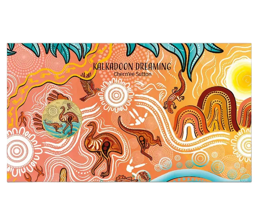 2024 Perth Mint Kalkadoon Dreaming $1 Silver Uncirculated PNC Coin Cover