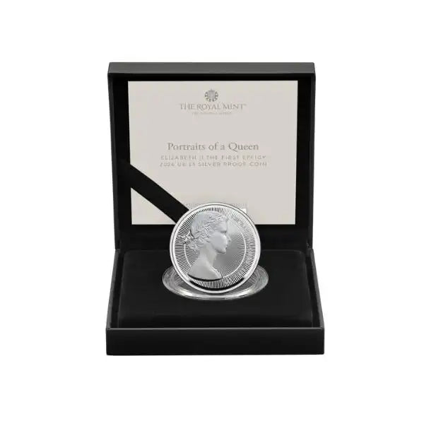 2026 Royal Mint Portraits of Queen Elizabeth II Mary Gillick 1oz Silver Proof Coin
