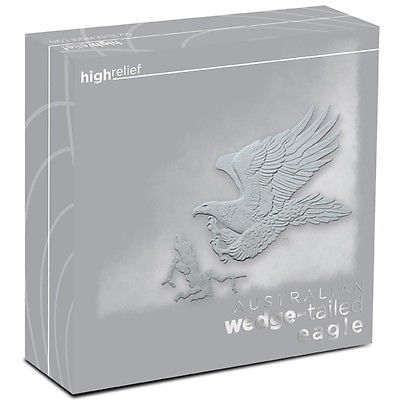 2014 Perth Mint Australian Wedge-tailed Eagle 5oz Silver Proof HR Coin