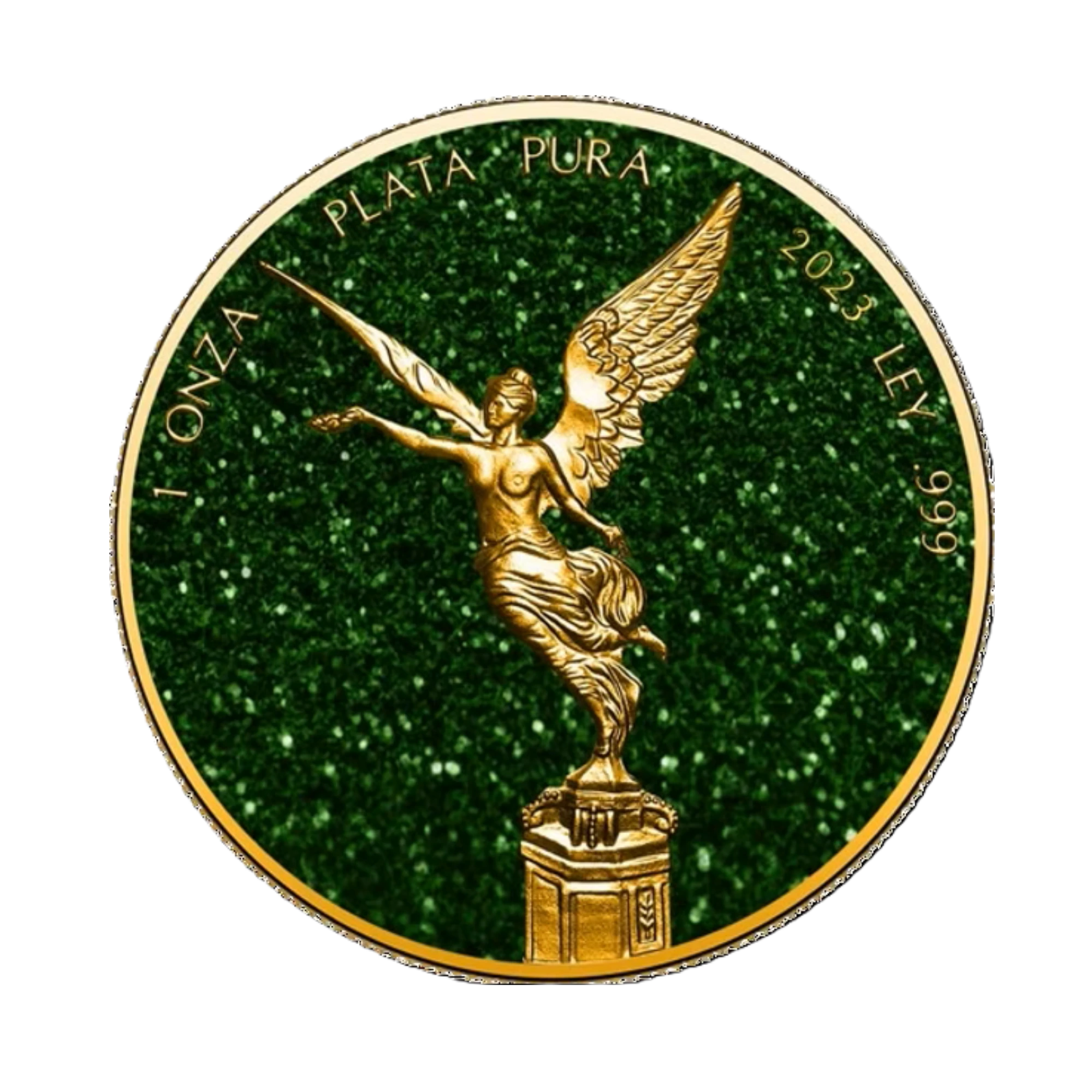2023 Mexico Libertad EMERALD Precious 1oz Silver Coin