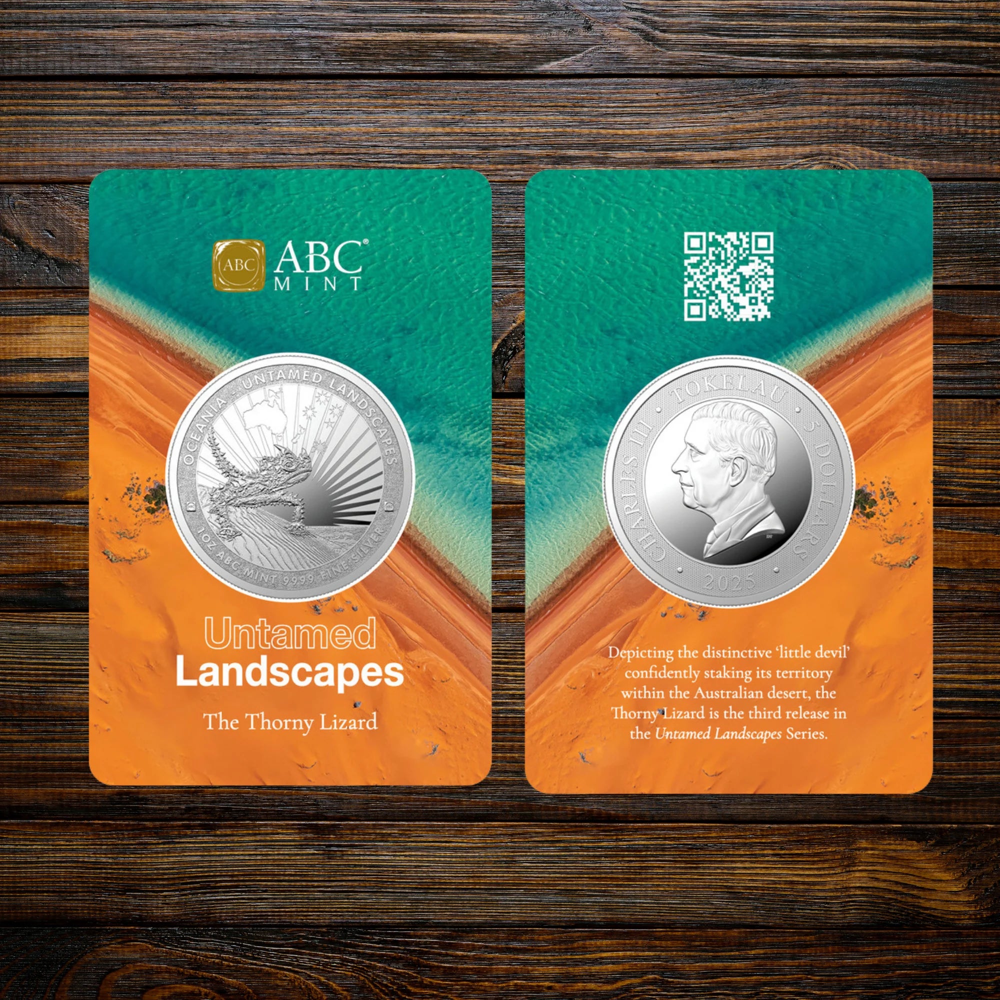 2024 ABC Untamed Landscapes Thorny Lizard 1oz Silver Coin