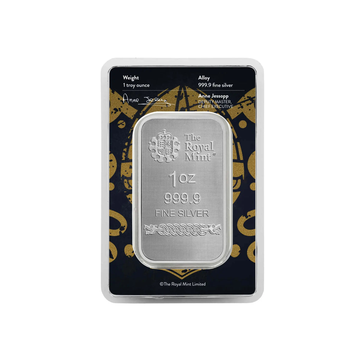 Royal Mint Norse Gods Thor 1oz Silver Bullion Bar