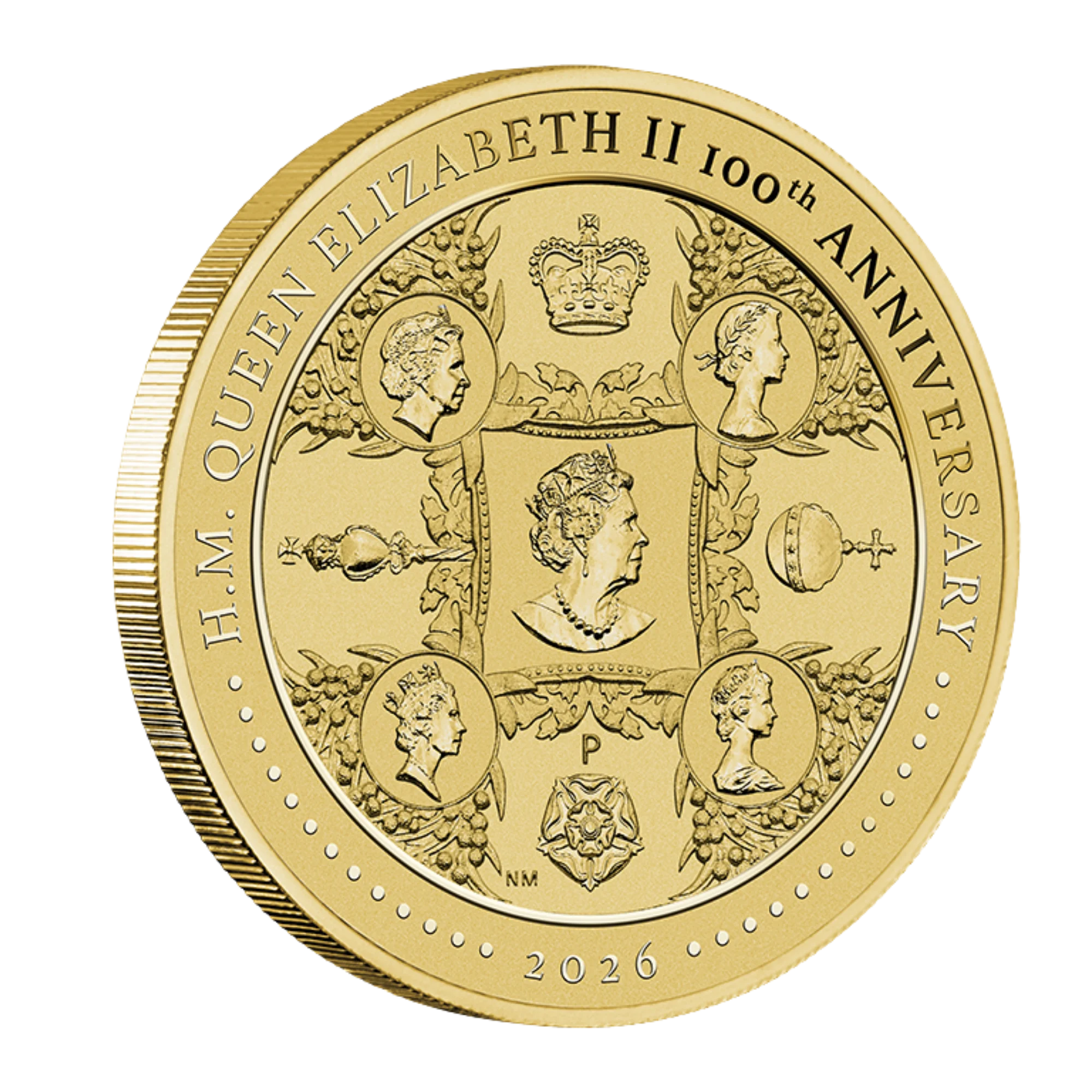 2026 Perth Mint Queen Elizabeth II 100th Birthday Coin on Card