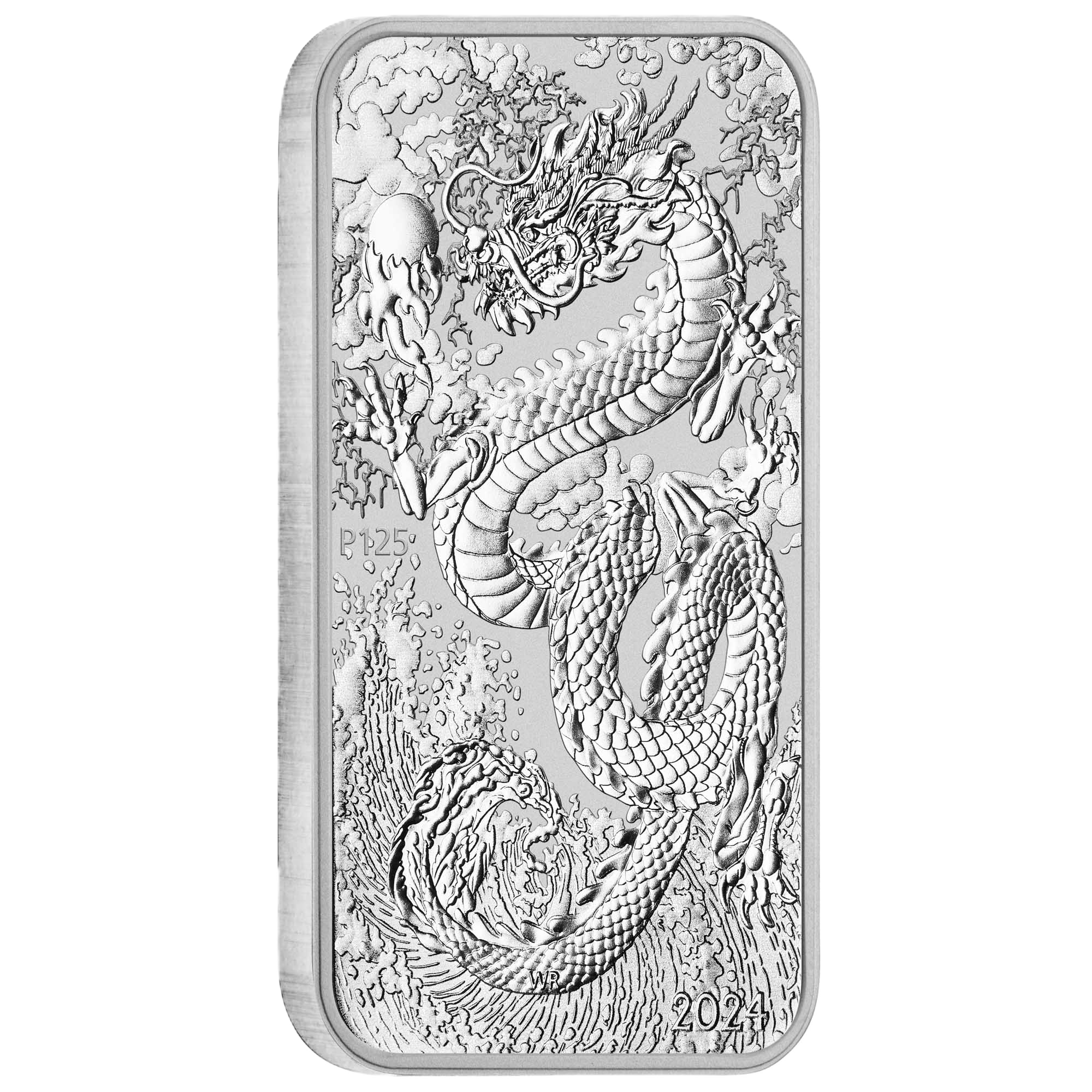 2024 Perth Mint Dragon 1oz Silver Rectangular Bullion Coin