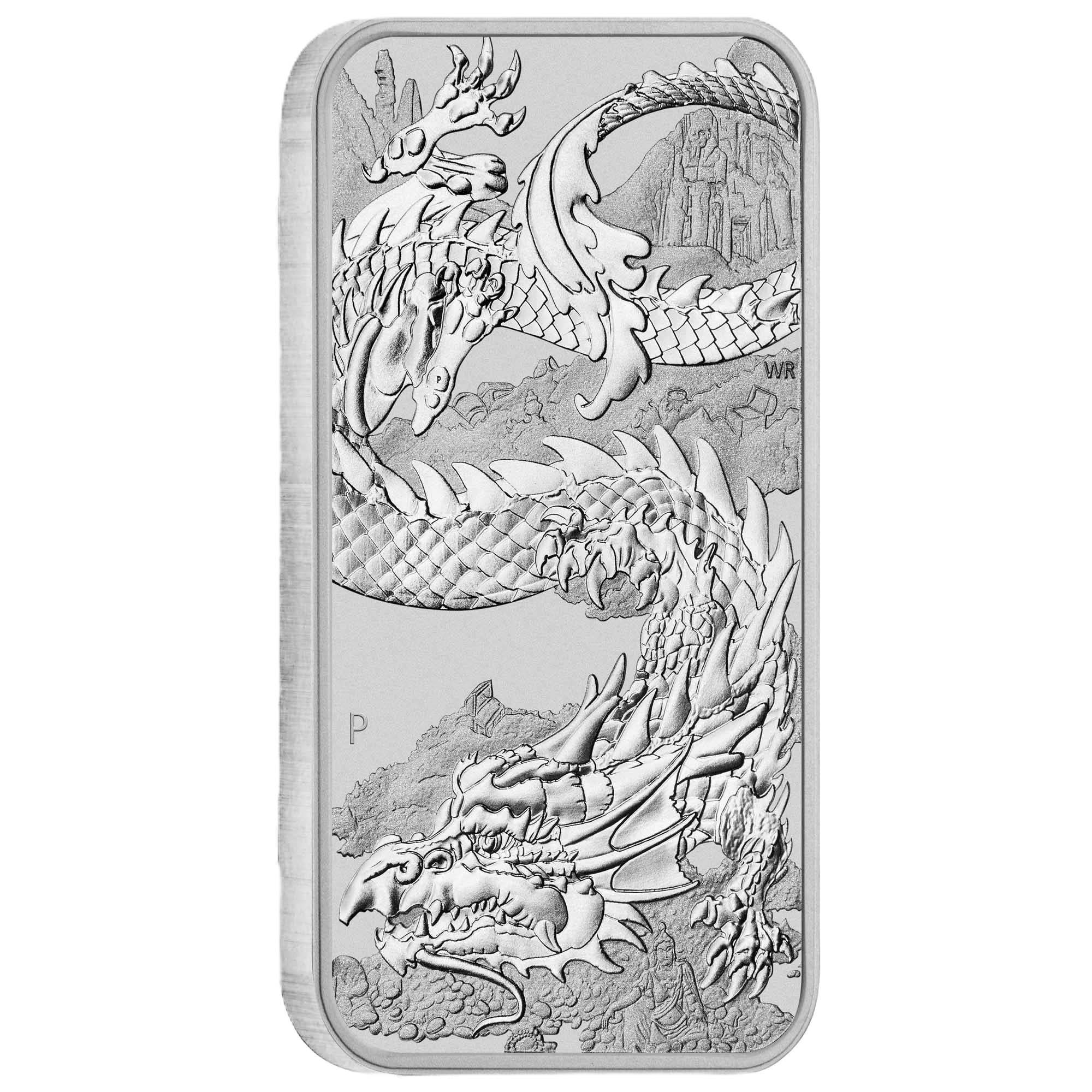 2023 Perth Mint Dragon 1oz Silver Rectangular Bullion Coin
