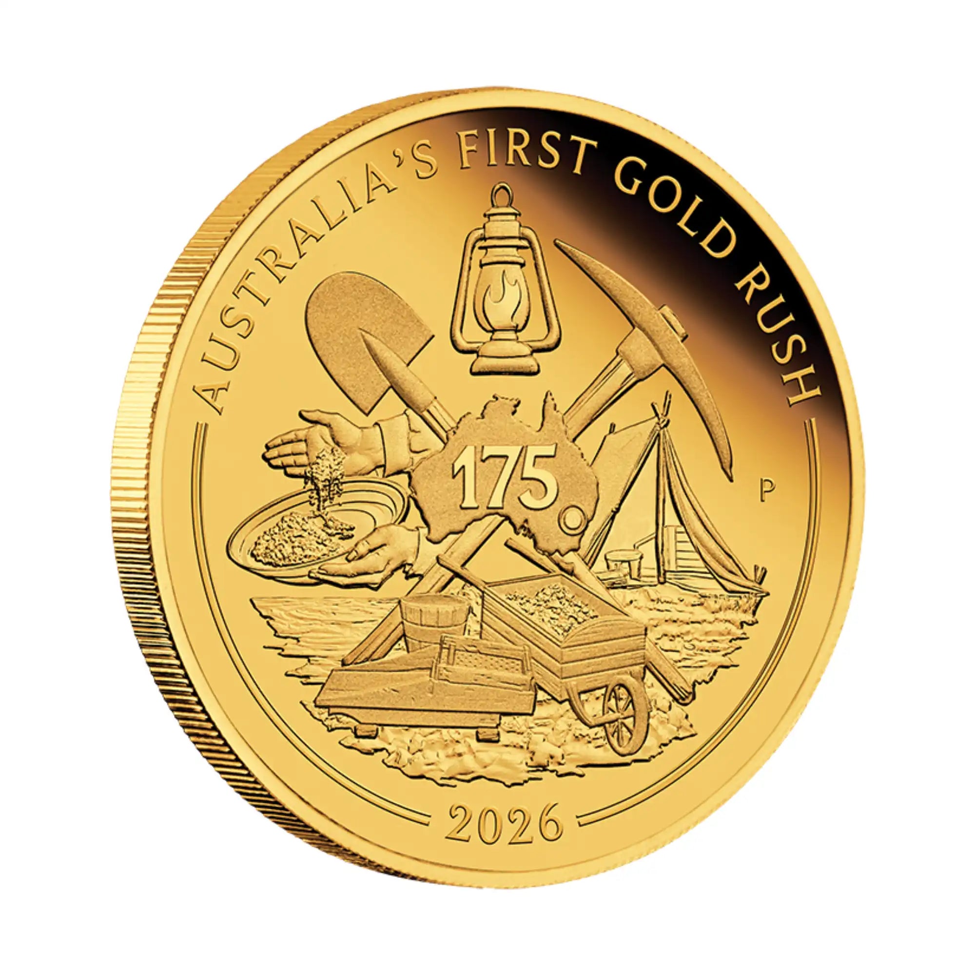 2026 Perth Mint Gold Rush 175th Anniversary 1oz Gold Proof Coin