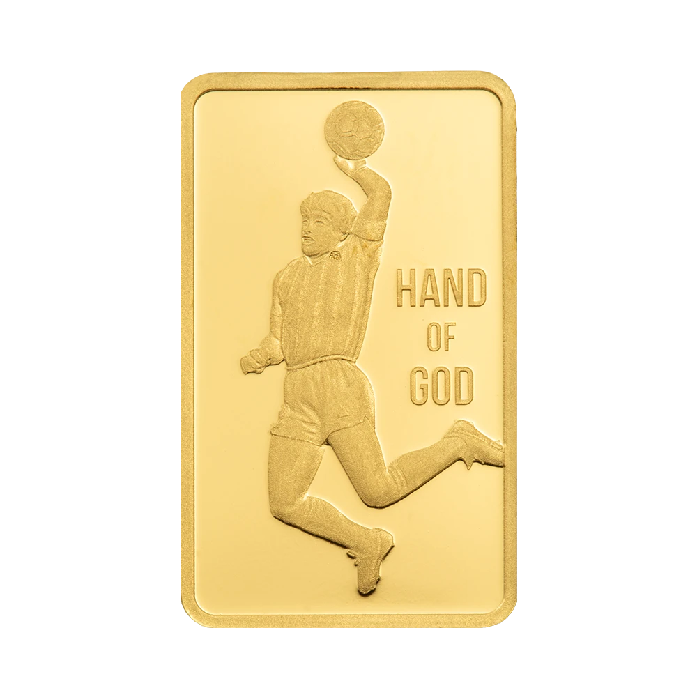 PAMP Suisse Diego Maradona 1g Gold Minted Bar