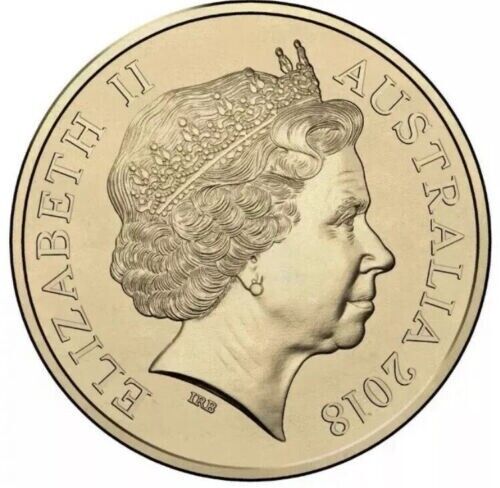 2018 Royal Australian Mint Remembrance Armistice Centenary $2 Coin MInt roll Head/Trails
