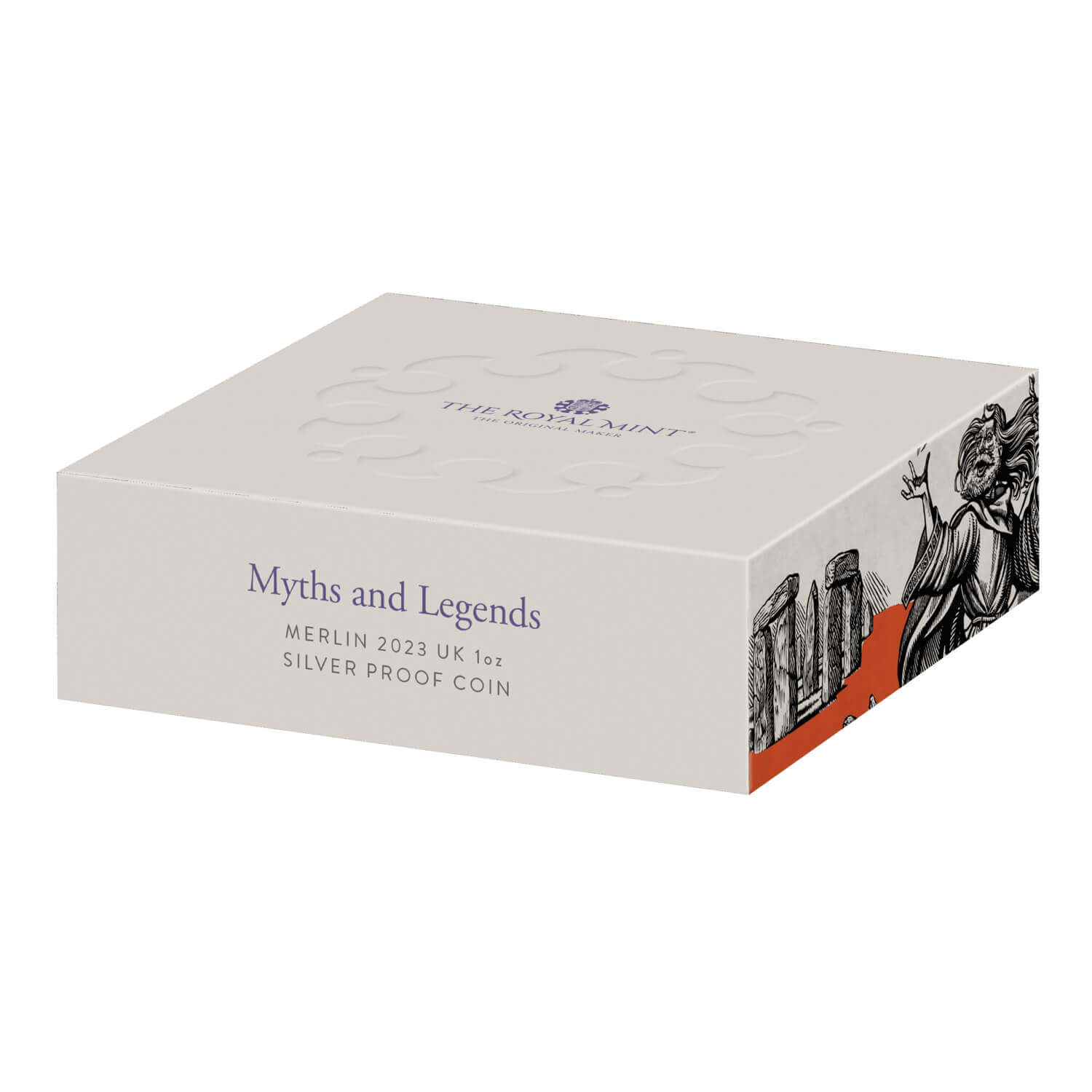 2023 Royal Mint King Arthur & Merlin 1oz Silver Proof 2-Coin Collection