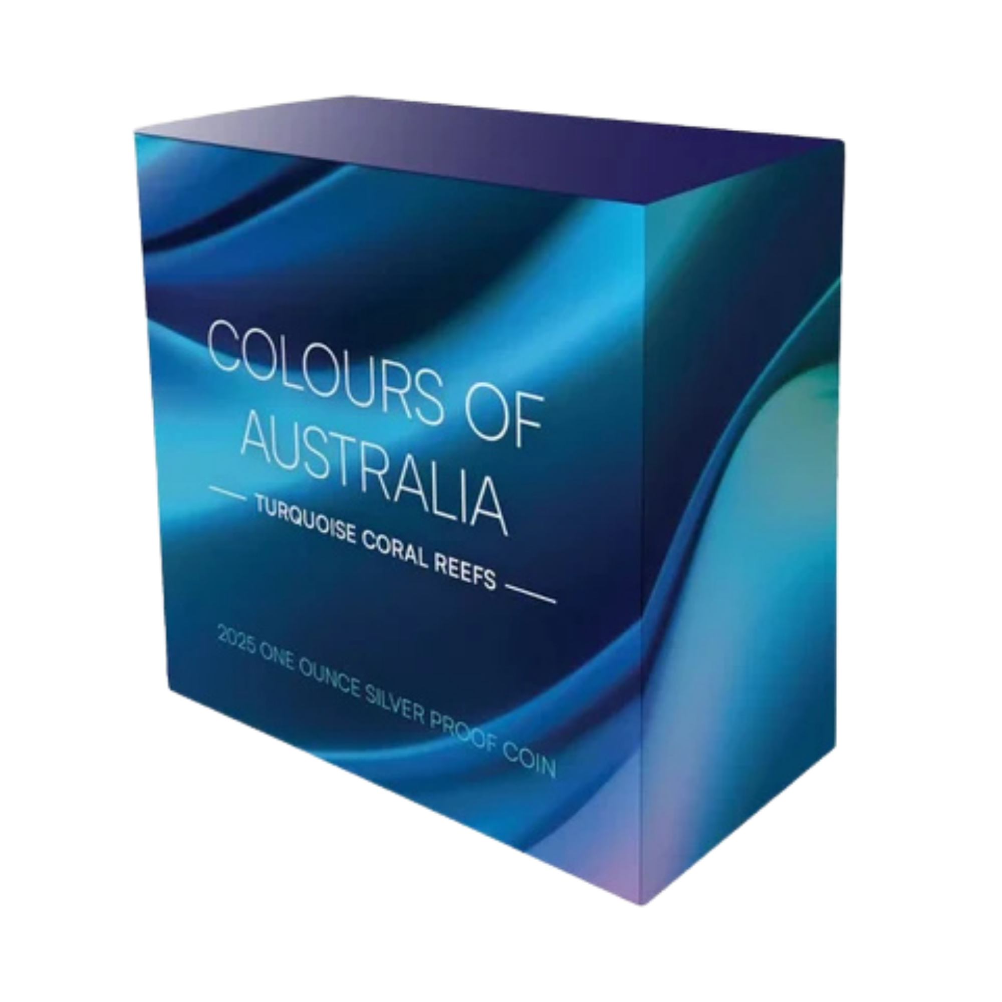 2024 Colours of Australia Turquoise Coral Reefs 1oz Silver Proof Coin