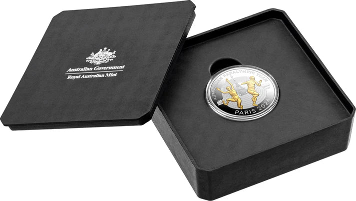 2024 Royal Australian Mint Paralympic team Gold plated silver proof coin