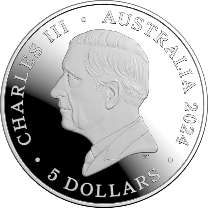 2024 Royal Australian Mint Paralympic team Gold plated silver proof coin