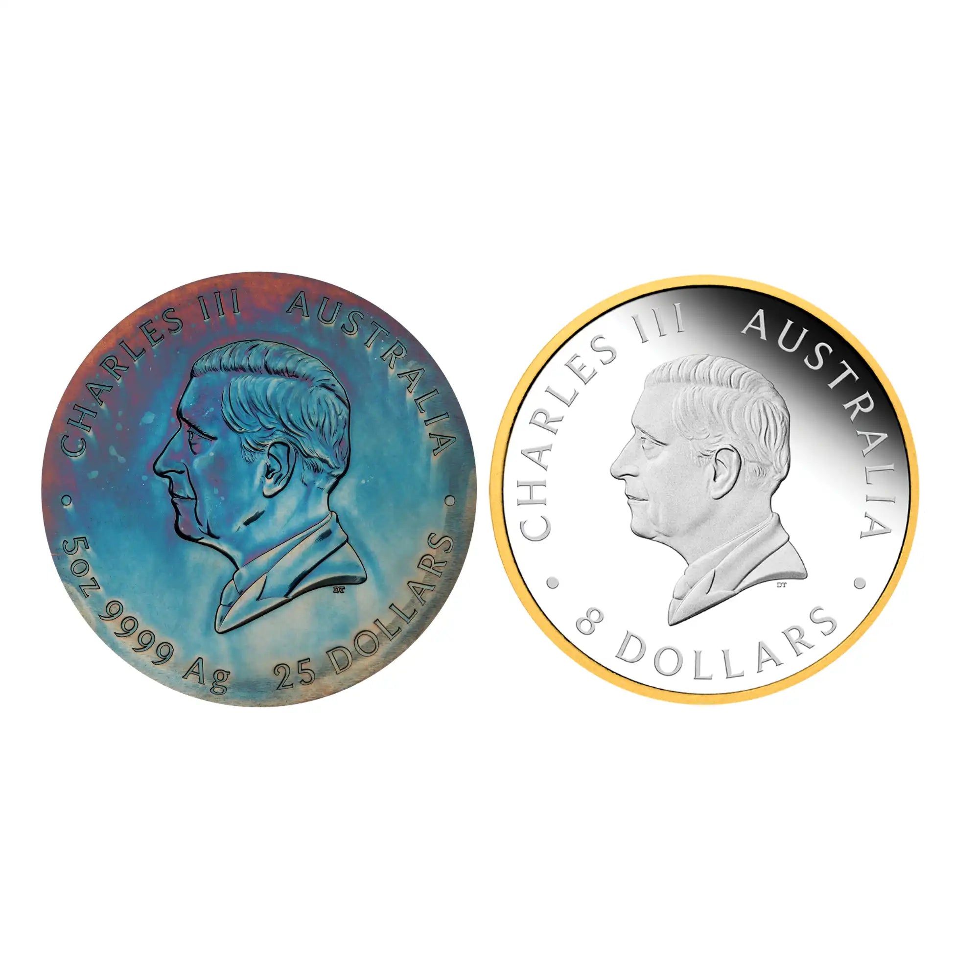 2025–2026 Perth Mint Extragalactic & Wedge-Tailed Eagle 5oz Silver 2-Coin Collection