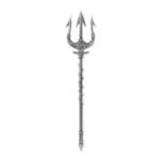 2025 Poseidon Trident 2oz Fine Antiqued Silver Coin Description