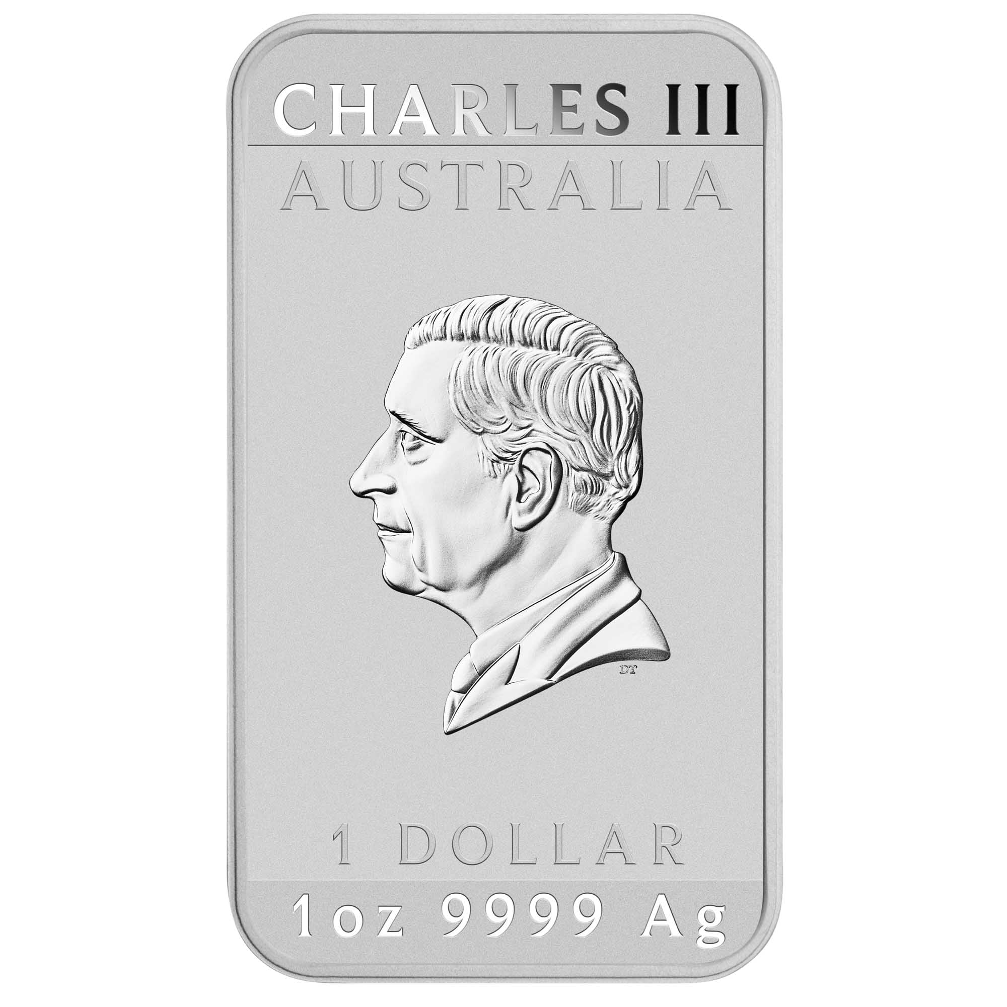 2025 Perth Mint Dragon 1oz Silver Rectangular Bullion Coin