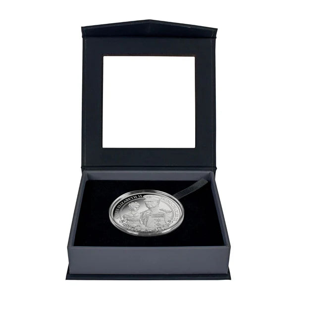 👑 2025 Niue Portraits of Power QE II & Charles III 1oz Silver Proof Coin
