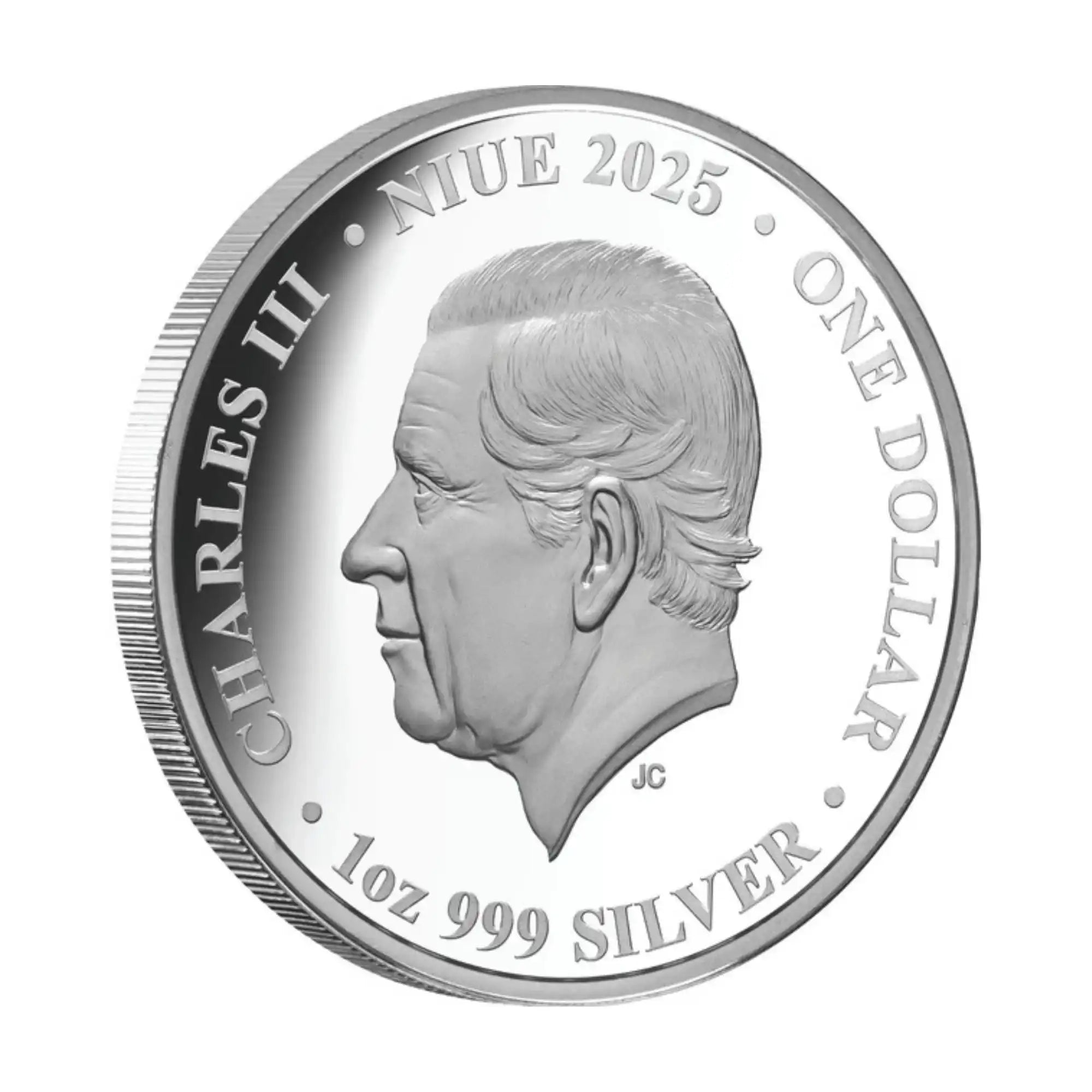 👑 2025 Niue Portraits of Power Elizabeth II & Charles III 1oz Silver Proof Coin