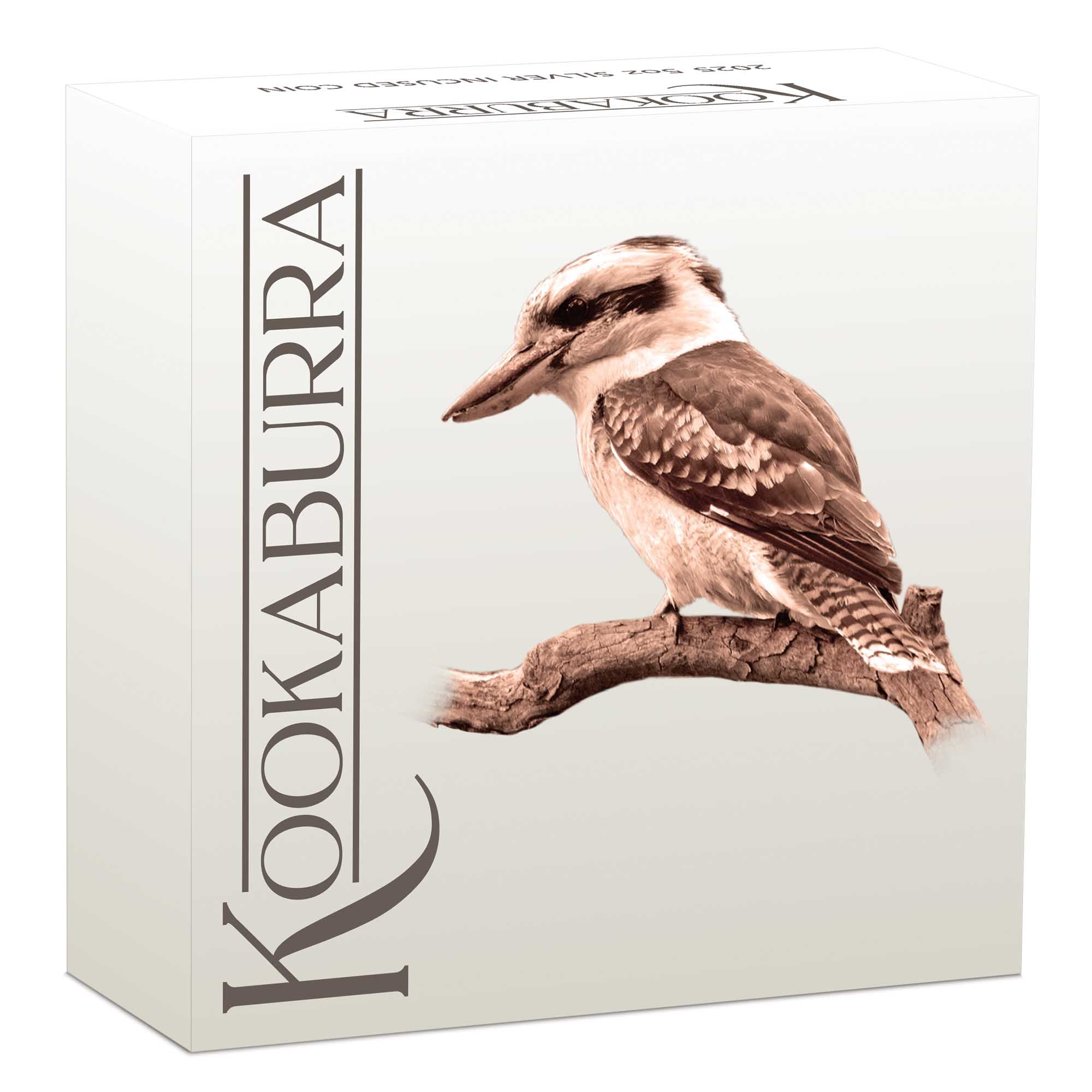 2025 Perth Mint Australian Kookaburra 35th Anniversary 5oz Silver Incused Coin