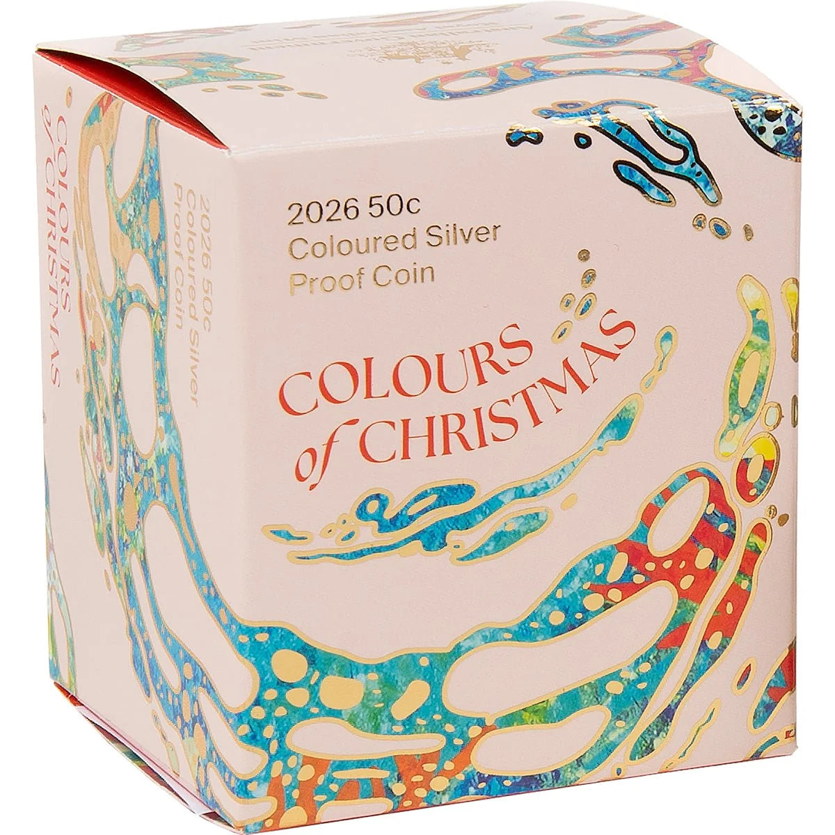 2026 RAM Colours of Christmas Silver Proof Coloured Coin