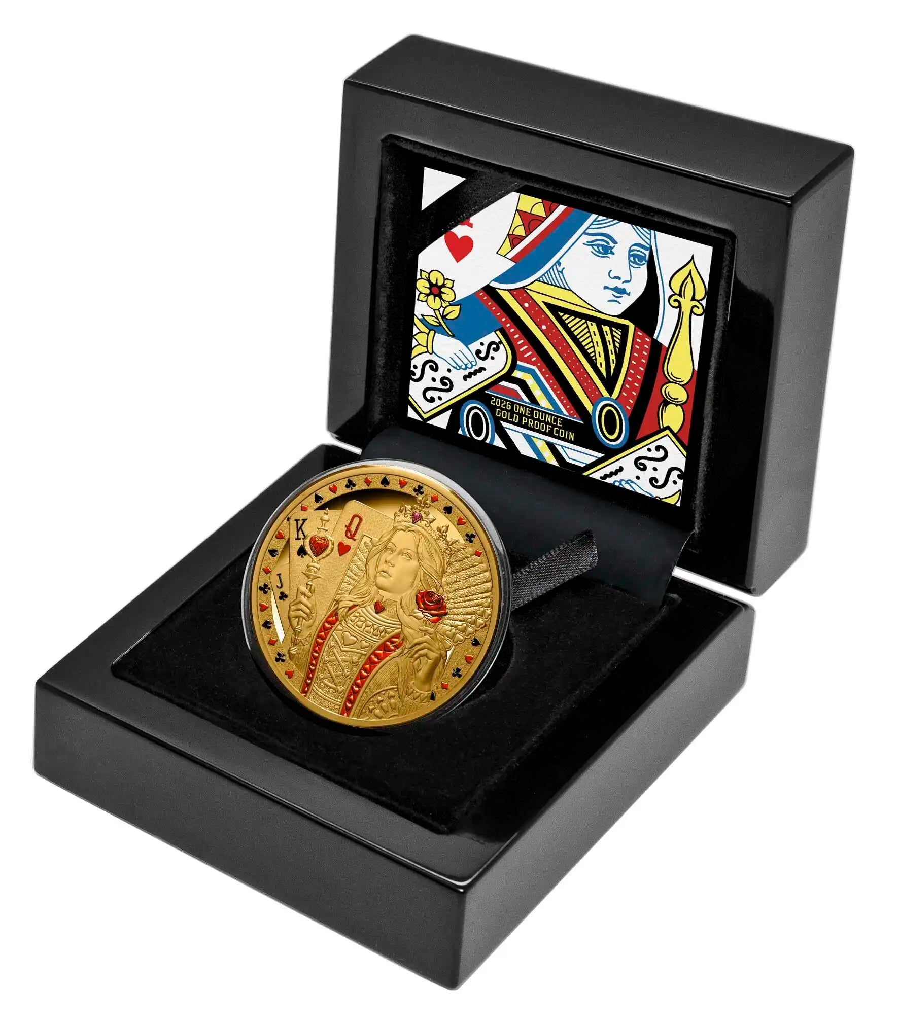 2026 Niue Queen of Hearts 1oz Gold Proof Coin