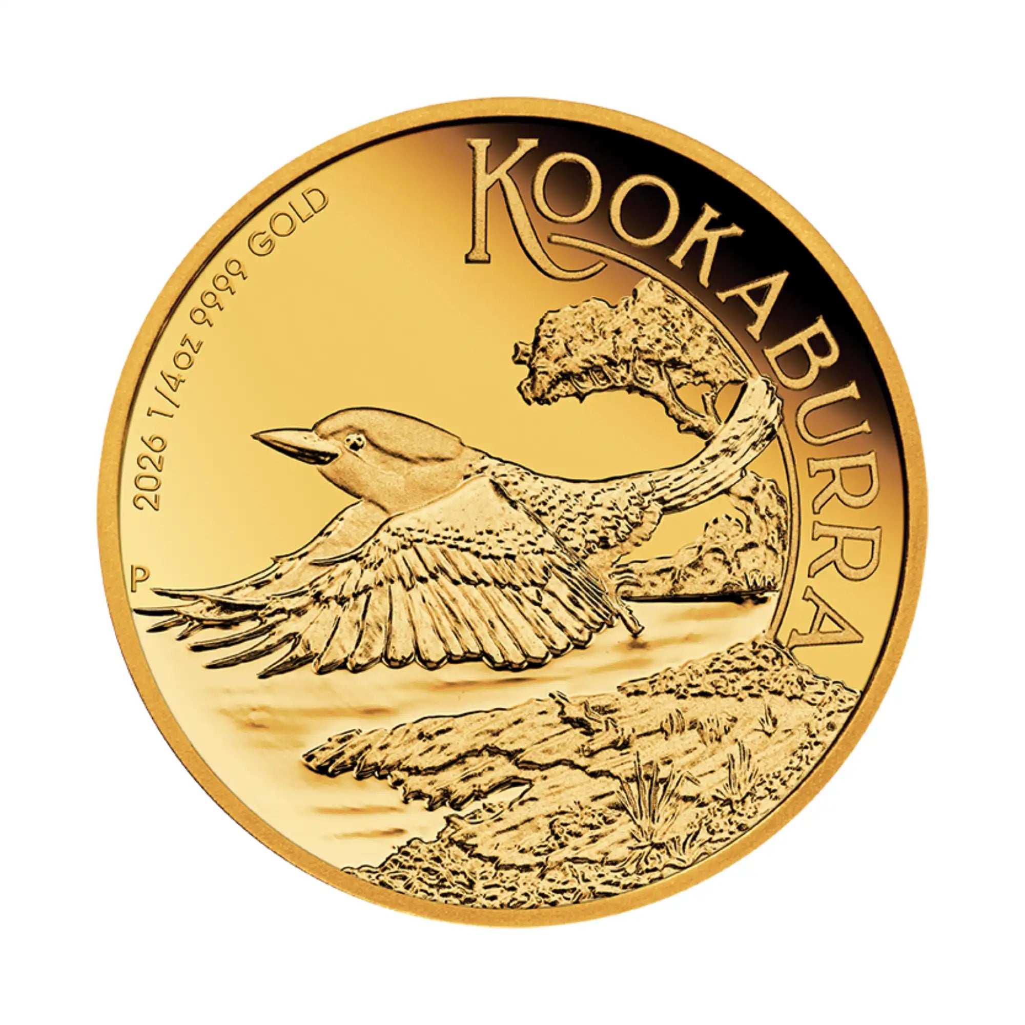 2026 Perth Mint Kookaburra 1/4oz Gold Proof Coin