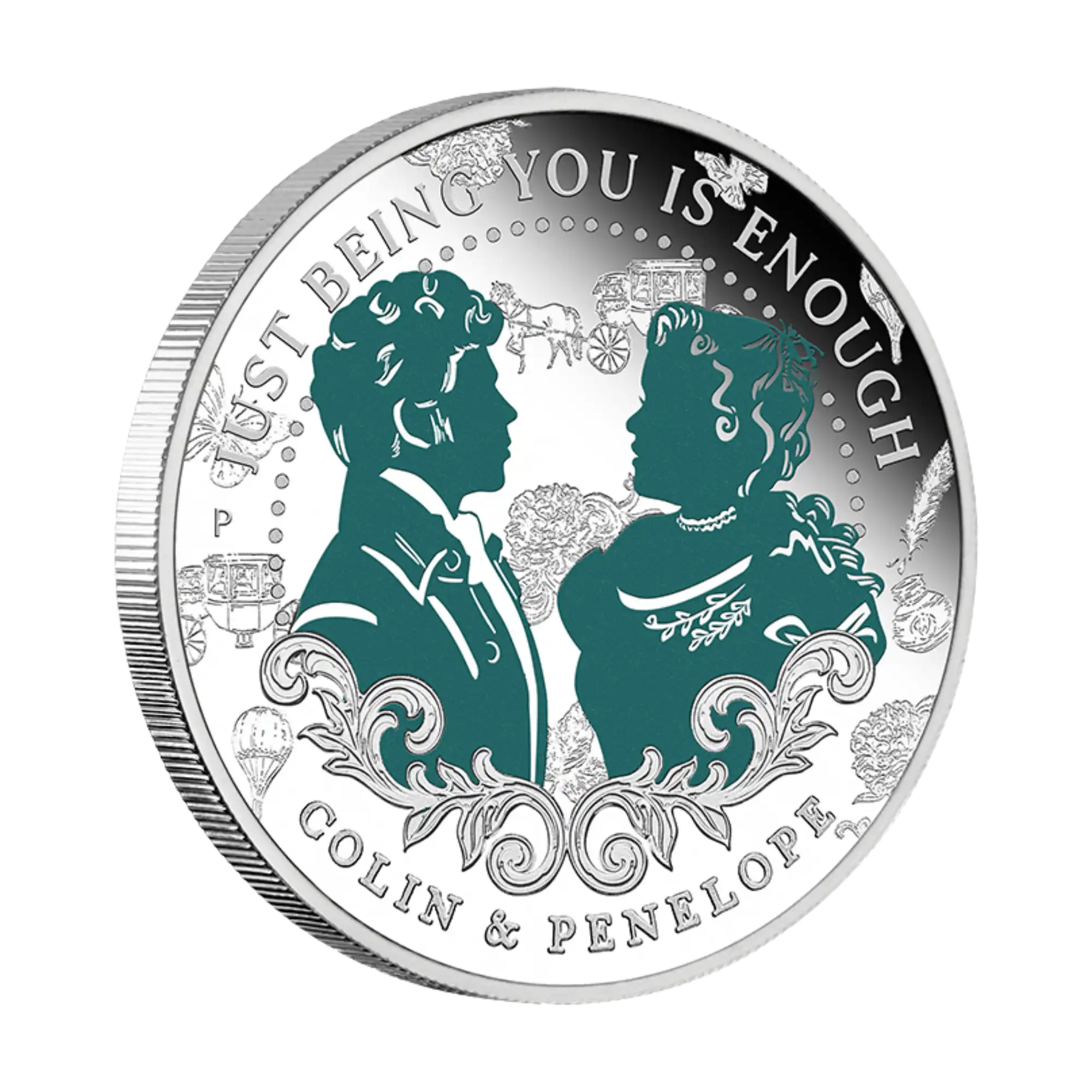 2026 Perth Mint Bridgerton Colin & Penelope 1/2oz Silver Proof Coin