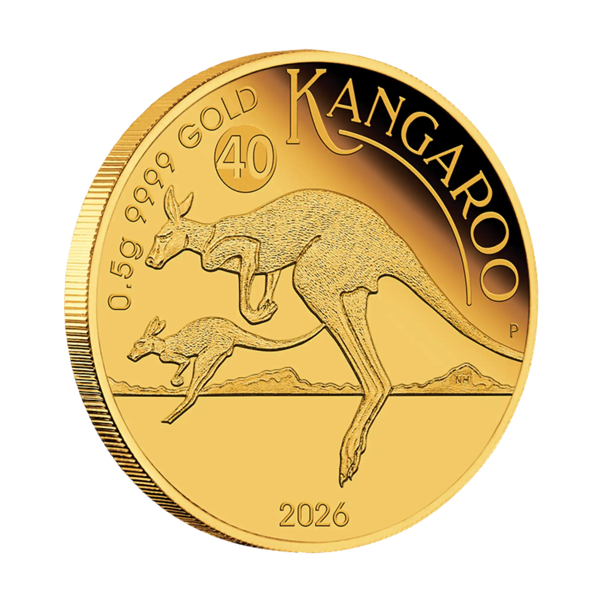 2026 Perth Mint Kangaroo Mini Roo 0.5g Gold Proof Coin