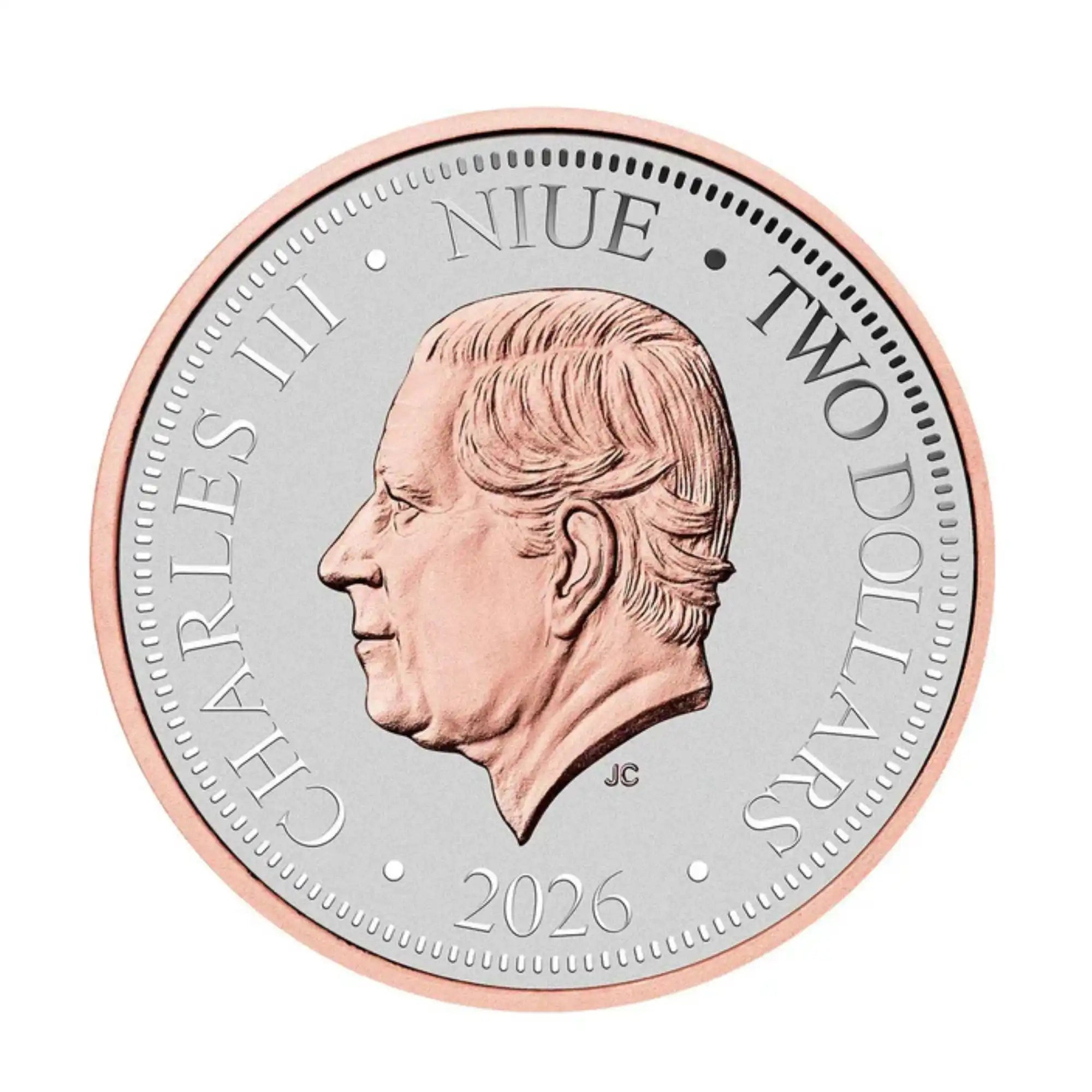 2026 Niue WedgeTailed Eagle Rose Gold-Plated 1oz Silver Proof Coin