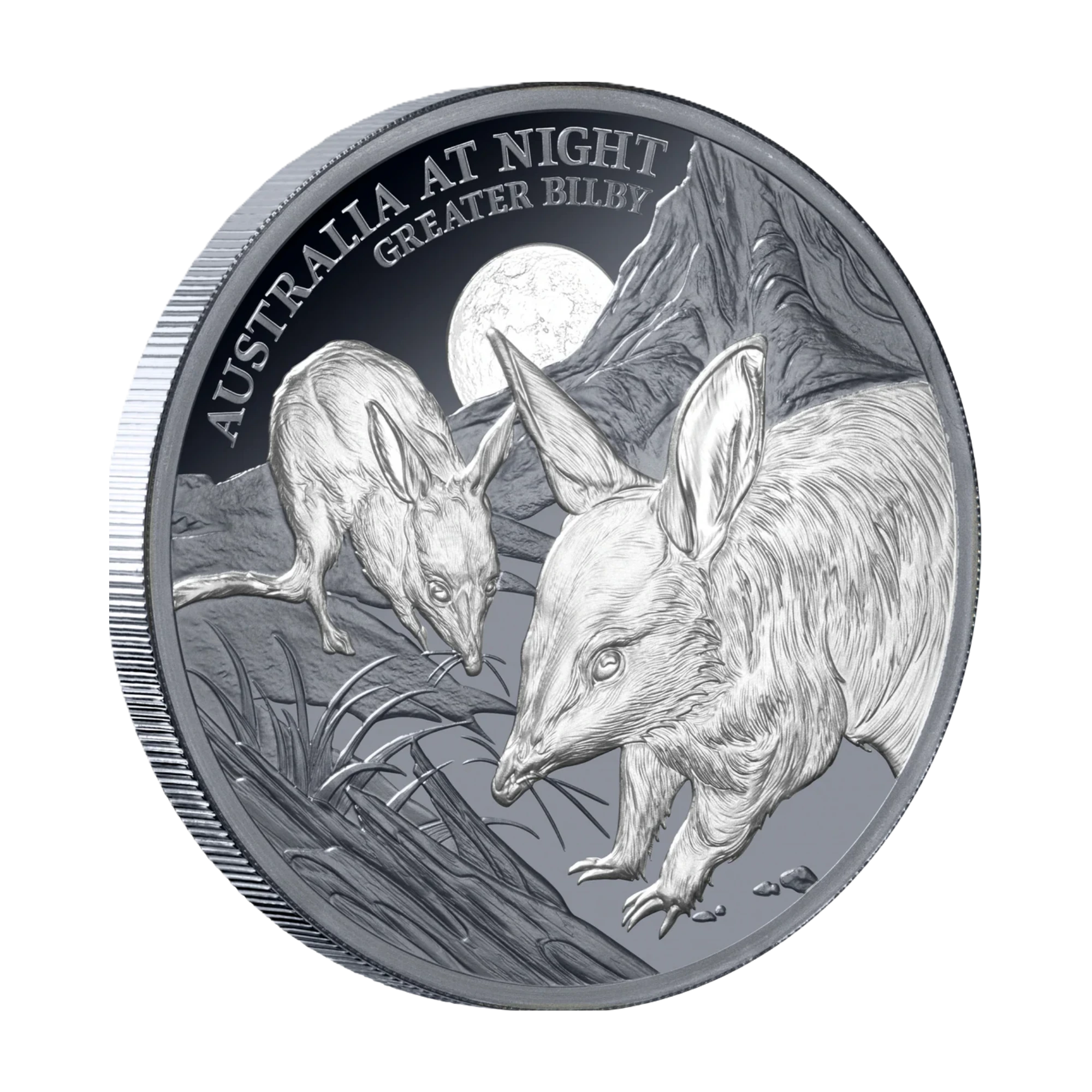 2026 Niue Australia at Night Greater Bilby 1oz Silver Black Proof Coin