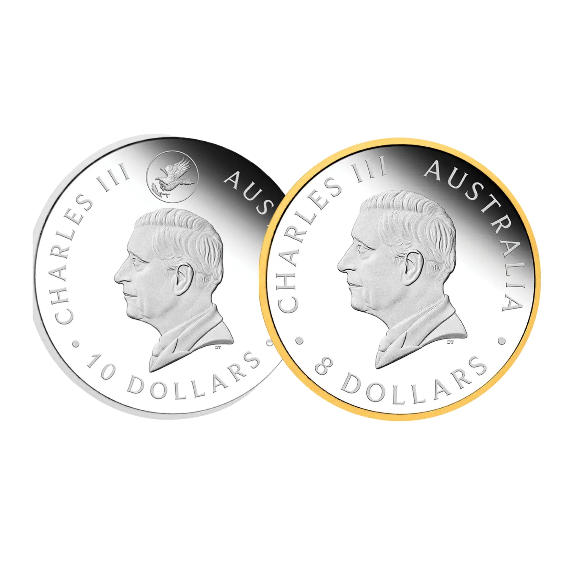 2024 & 2026 Perth Mint Wedge-Tailed Eagle Silver Premium 2-Coin Collection