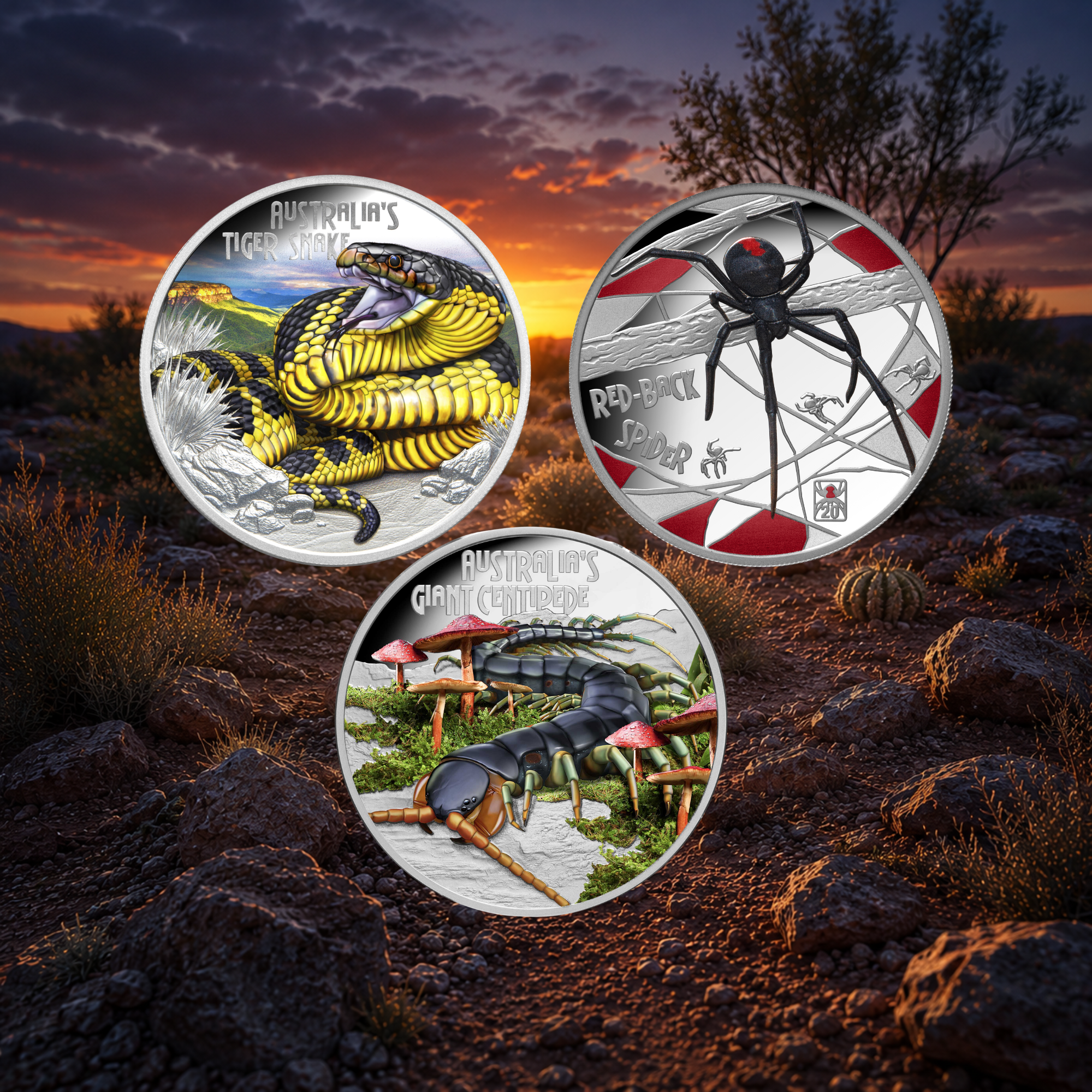 Deadly & Dangerous 1oz Silver Proof Coin Collection