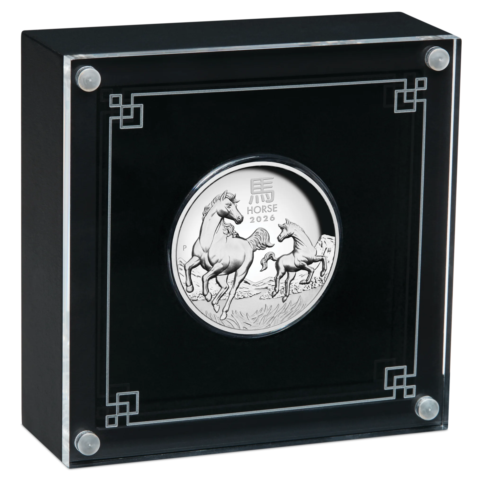 2026 PerthMint Horse 1oz Silver Proof High Relief Coin