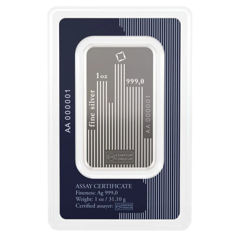 Valcambi Skyline 1oz Silver Bullion Bar