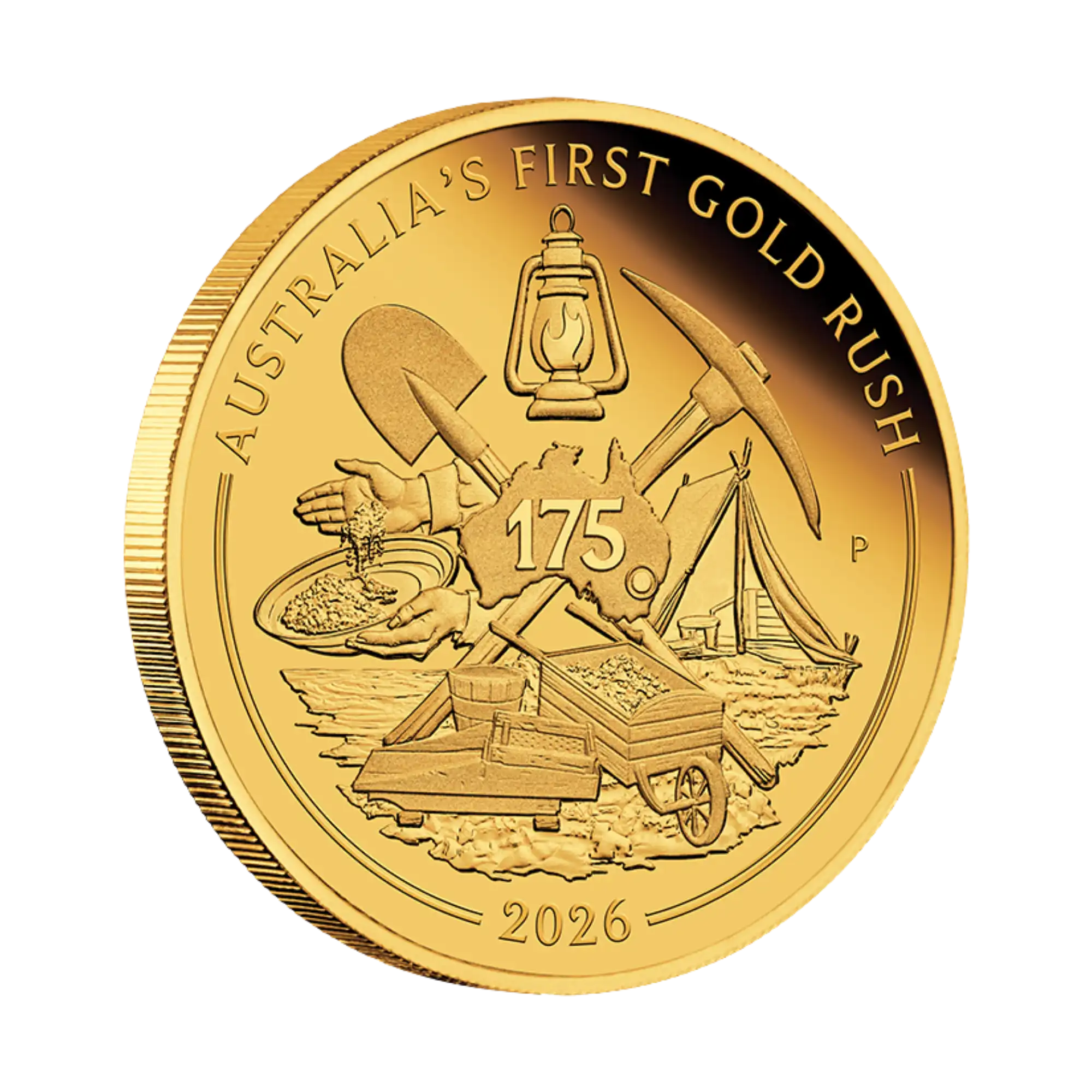 2026 Perth Mint Gold Rush 175th Anniversary 1oz Gold Proof Coin