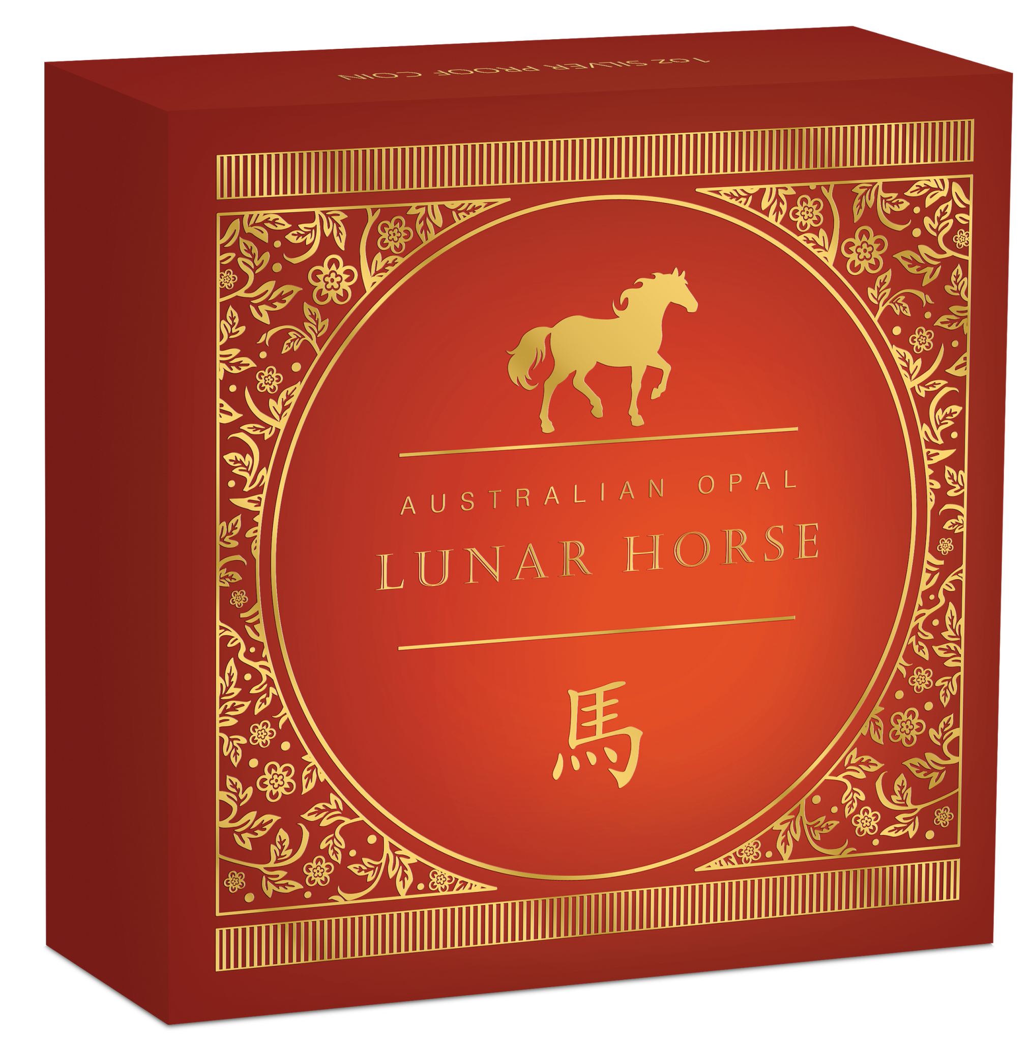 2026 Perth Mint Opal Lunar Horse 1oz silver proof coin