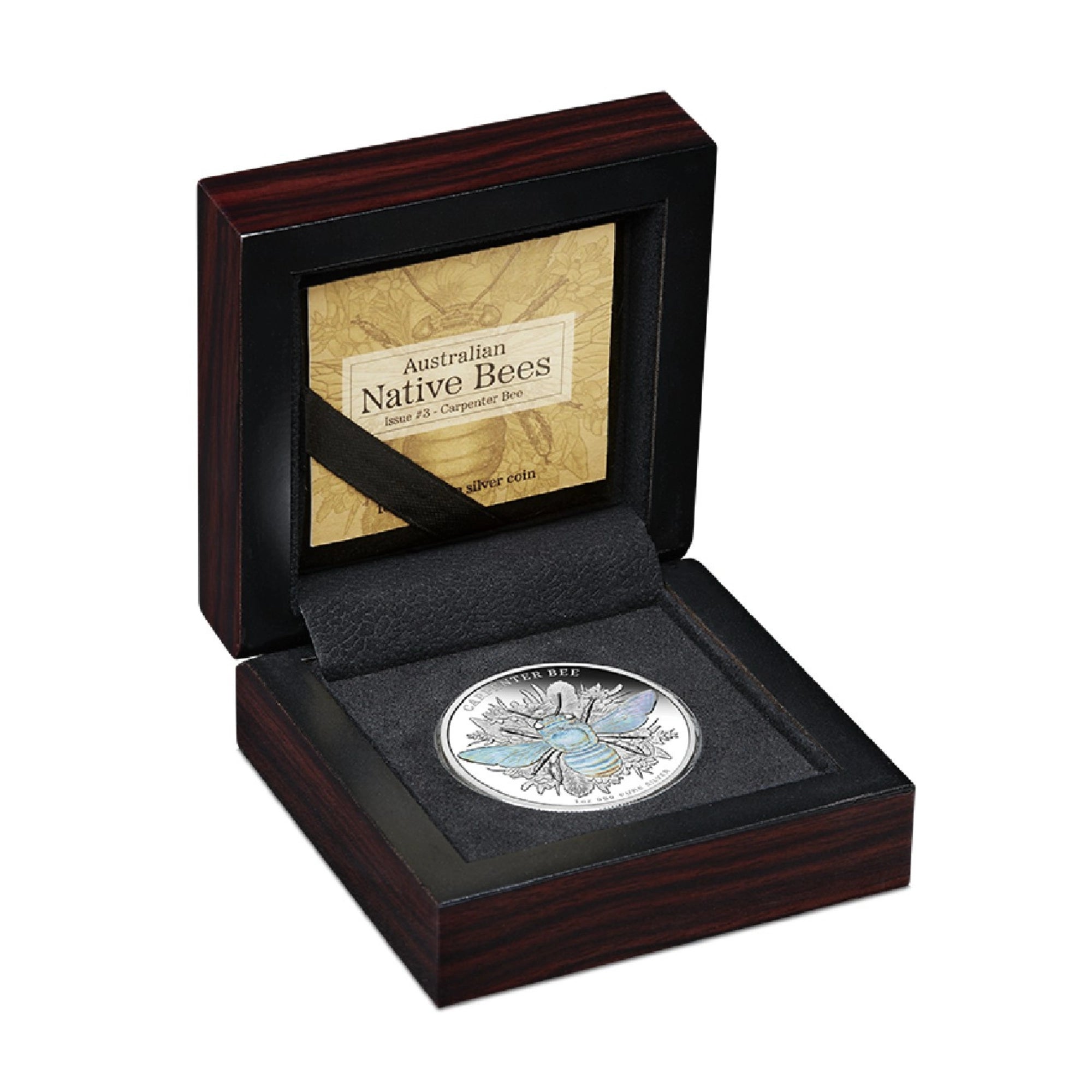 2026 Niue Native Bees Carpenter Bee 1oz Silver Proof Hologram Coin