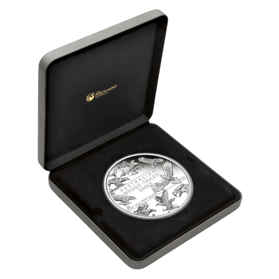 2024 & 2026 Perth Mint Wedge-Tailed Eagle Silver Premium 2-Coin Collection